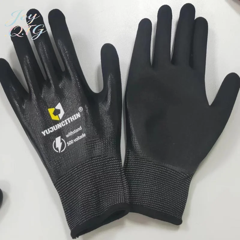 Hot 1 Pair Ultra-thin Safety Electrician Gloves 400/500V Insulated Working Gloves Nitrile Anti Electric Shock Gloves
Hot 1 Pair Ultra-thin Safety Electrician Gloves 400/500V Insulated Working Gloves Nitrile Anti Electric Shock Gloves