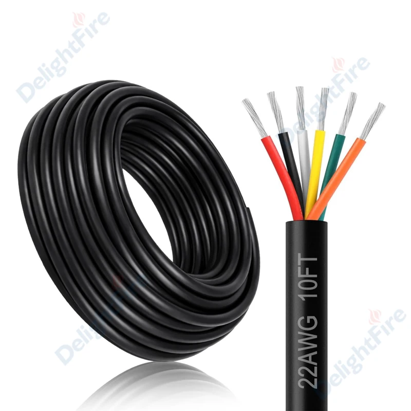 6-жильный электронный аудиокабель, гибкий, 28, 26, 24, 22, 20, 18 AWG, 12В, автомобильные кабели для динамиков, светодиодных лент, освещения, багажника автомобиля, аккумулятора
6-жильный электронный аудиокабель, гибкий, 28, 26, 24, 22, 20, 18 AWG, 12В, автомобильные кабели для динамиков, светодиодных лент, освещения, багажника автомобиля, аккумулятора