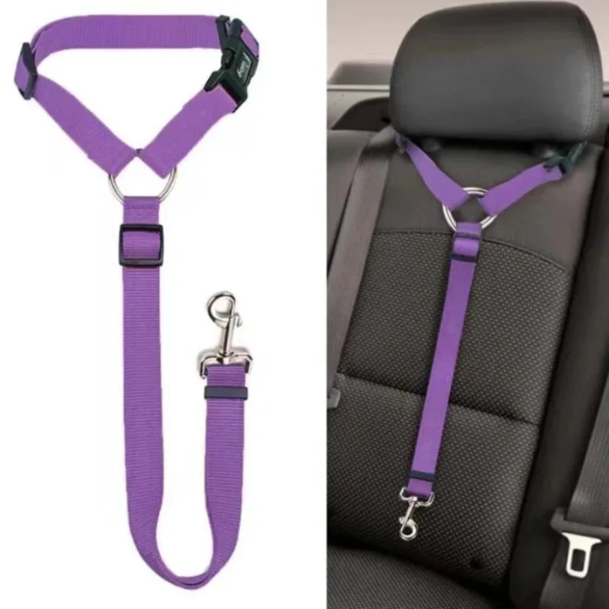Solid Color Two-in-one Pet Car Seat Belt Nylon Lead Leash Backseat Safety Belt Adjustable Dogs Harness Collar Pet Accessories
Solid Color Two-in-one Pet Car Seat Belt Nylon Lead Leash Backseat Safety Belt Adjustable Dogs Harness Collar Pet Accessories