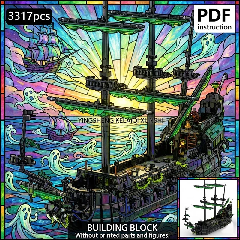 Конструктор DIY: Фантазийное морское приключение, пиратский корабль, большой парусник, набор для сборки
Конструктор DIY: Фантазийное морское приключение, пиратский корабль, большой парусник, набор для сборки