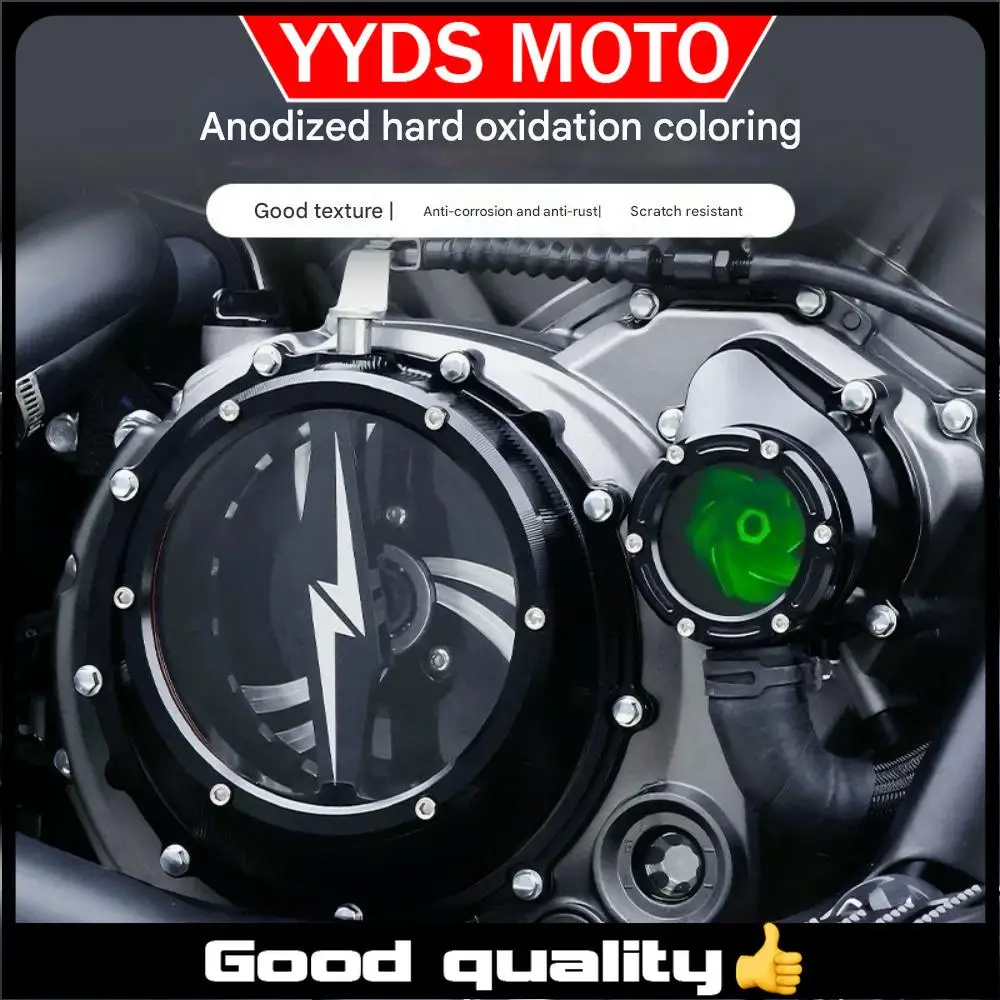 【Good quality】For BENDA ChinchiIIa 500 Customized Transparent Clutch Cover Water Pump Cover Engine Side Cover Decoration
【Good quality】For BENDA ChinchiIIa 500 Customized Transparent Clutch Cover Water Pump Cover Engine Side Cover Decoration