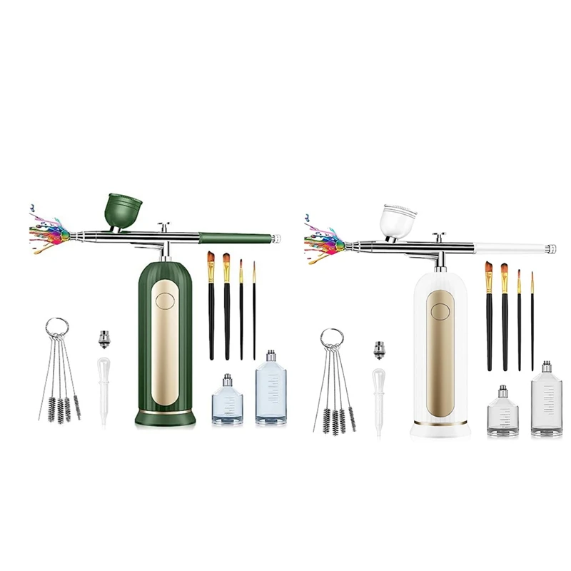Rechargeable Cordless With Compressor - Portable Handheld Automatic Airbrush Set For Painting Cake Decorating Nail
Rechargeable Cordless With Compressor - Portable Handheld Automatic Airbrush Set For Painting Cake Decorating Nail