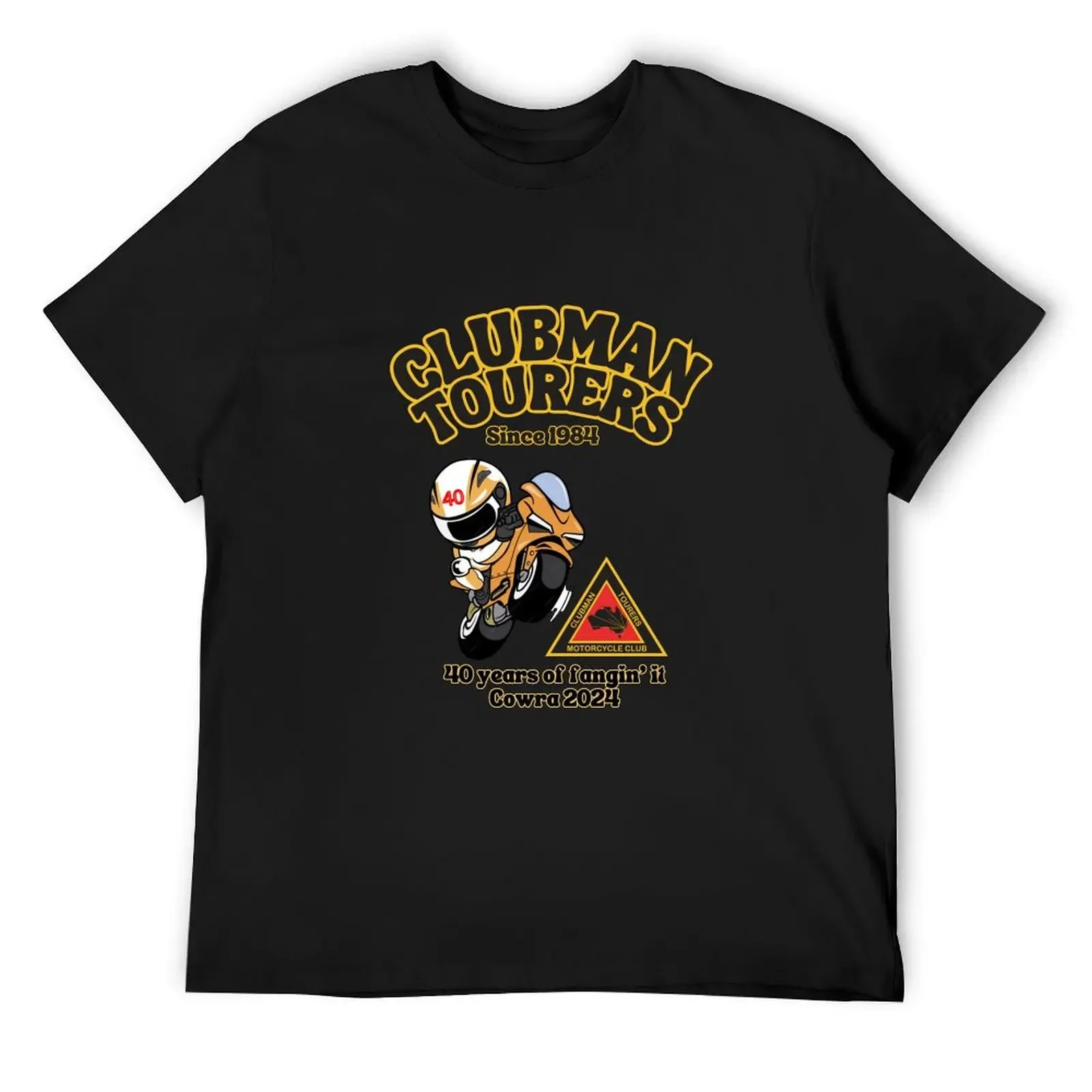 Clubman Tourers 40th Racer Russ T-Shirt plain funny costumes new gifts and t-shirts baggy shirts Men's clothing
Clubman Tourers 40th Racer Russ T-Shirt plain funny costumes new gifts and t-shirts baggy shirts Men's clothing