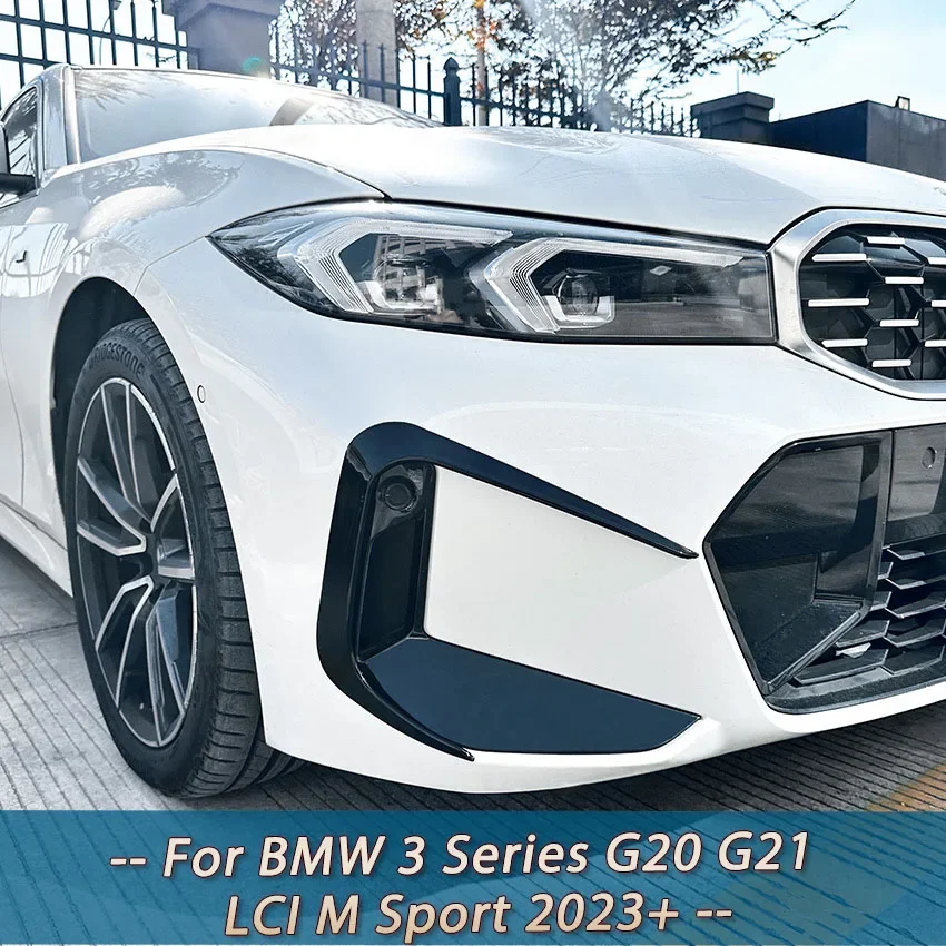 Car Front Bumper Splitter Side Spoiler Air Vent Body Kits Trim ABS Black For BMW 3 Series G20 G21 320 325 330 LCI M Sport 2023+
Car Front Bumper Splitter Side Spoiler Air Vent Body Kits Trim ABS Black For BMW 3 Series G20 G21 320 325 330 LCI M Sport 2023+