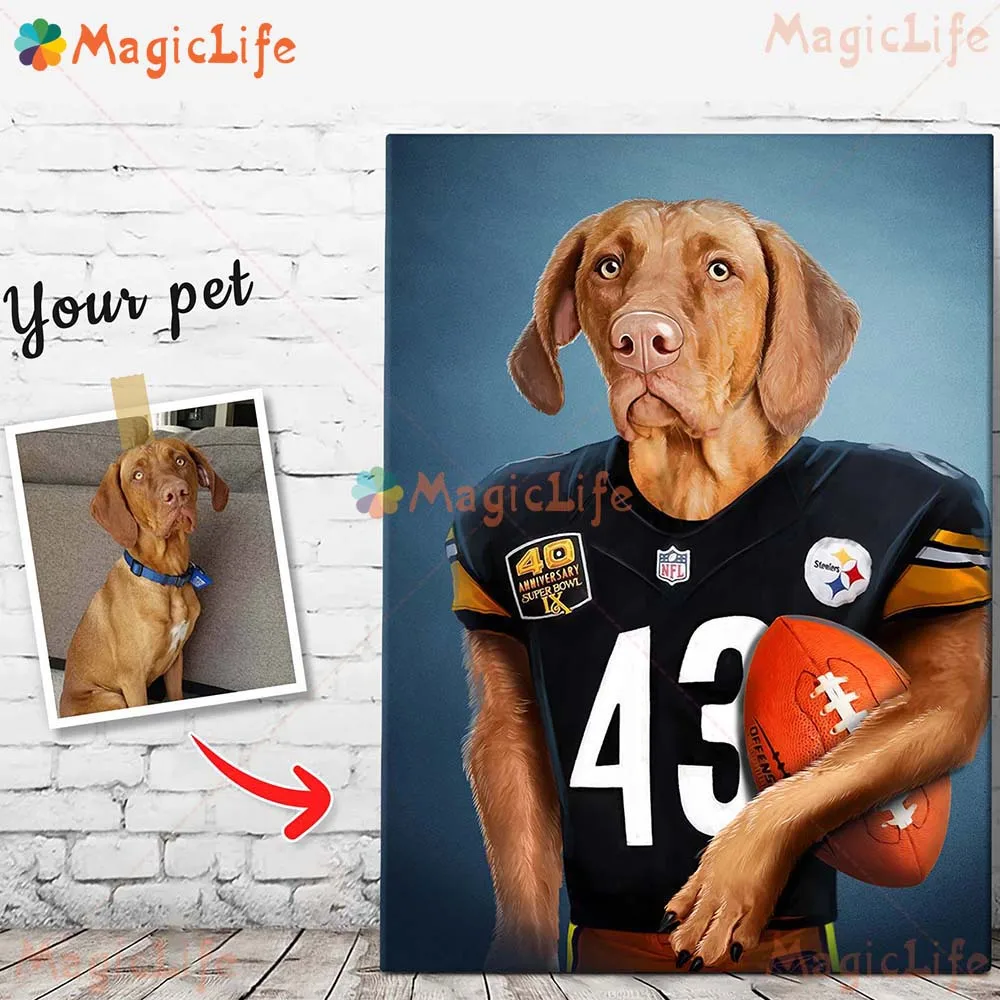 Custom Dog Sportsman Portrait Pet Animal Gift Poster Wall Art Canvas Painting Wall Pictures For Living Room Home Decor Unframed
Custom Dog Sportsman Portrait Pet Animal Gift Poster Wall Art Canvas Painting Wall Pictures For Living Room Home Decor Unframed