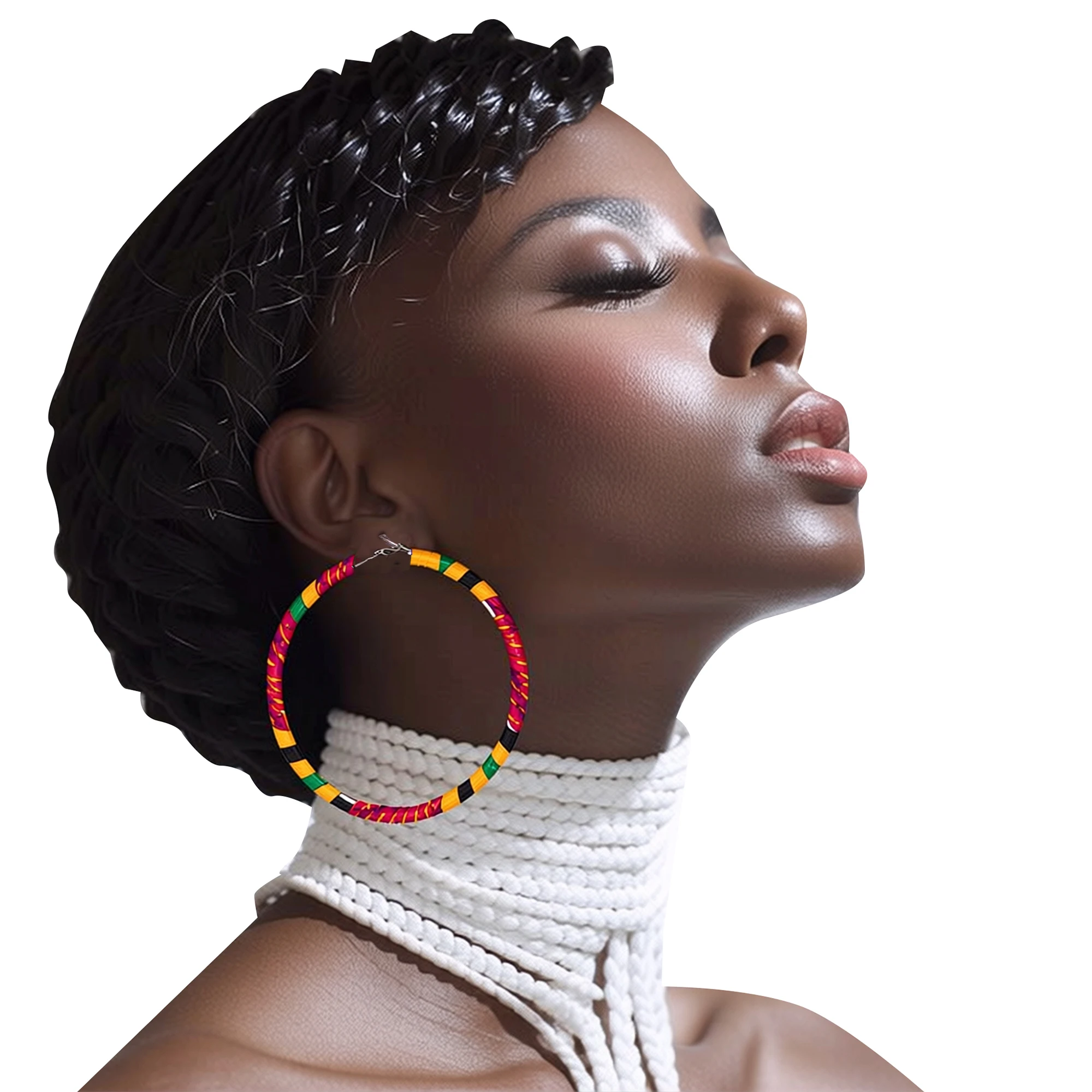 African Round Earrings Handmade Drop Earrings Fine Jewelry Accessories for Women Fashion Party Gift WYB1089
African Round Earrings Handmade Drop Earrings Fine Jewelry Accessories for Women Fashion Party Gift WYB1089