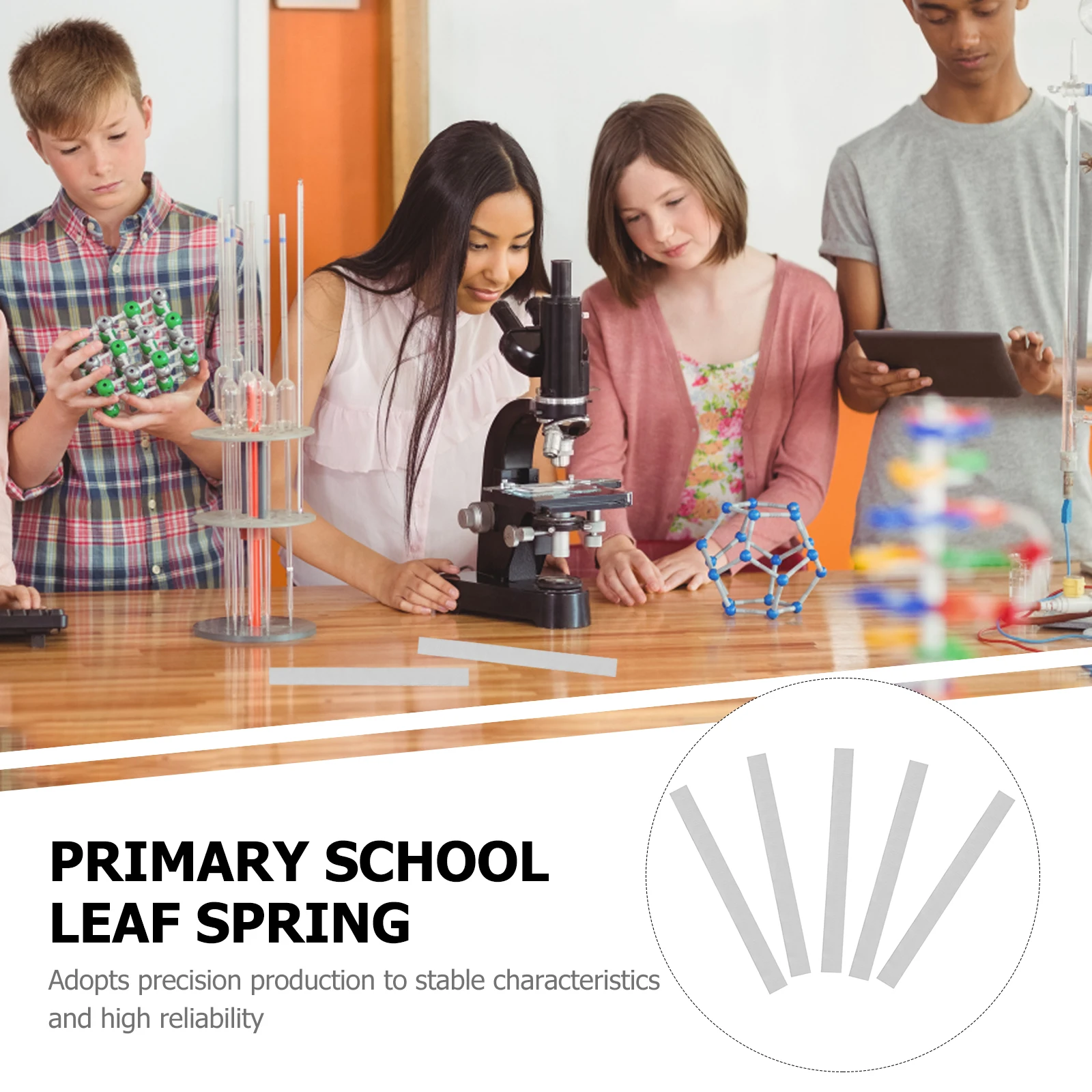 5pcs Sounding Spring Sheet Experiment Teaching Apparatus Leaf Spring Copper Sheet Elementary School Students
5pcs Sounding Spring Sheet Experiment Teaching Apparatus Leaf Spring Copper Sheet Elementary School Students