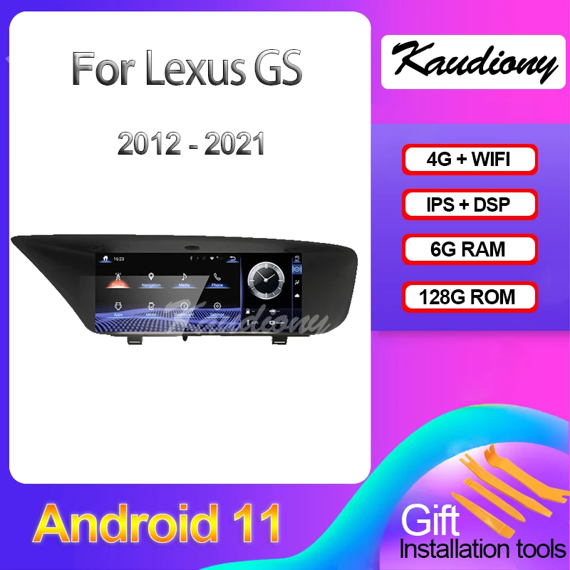 Kaudiony 12.3" Android 11 For Lexus GS GS200 GS250 GS300 GS350 GS450 2012-2021 Auto Radio GPS Navigation Car DVD Player Stereo
Kaudiony 12.3" Android 11 For Lexus GS GS200 GS250 GS300 GS350 GS450 2012-2021 Auto Radio GPS Navigation Car DVD Player Stereo