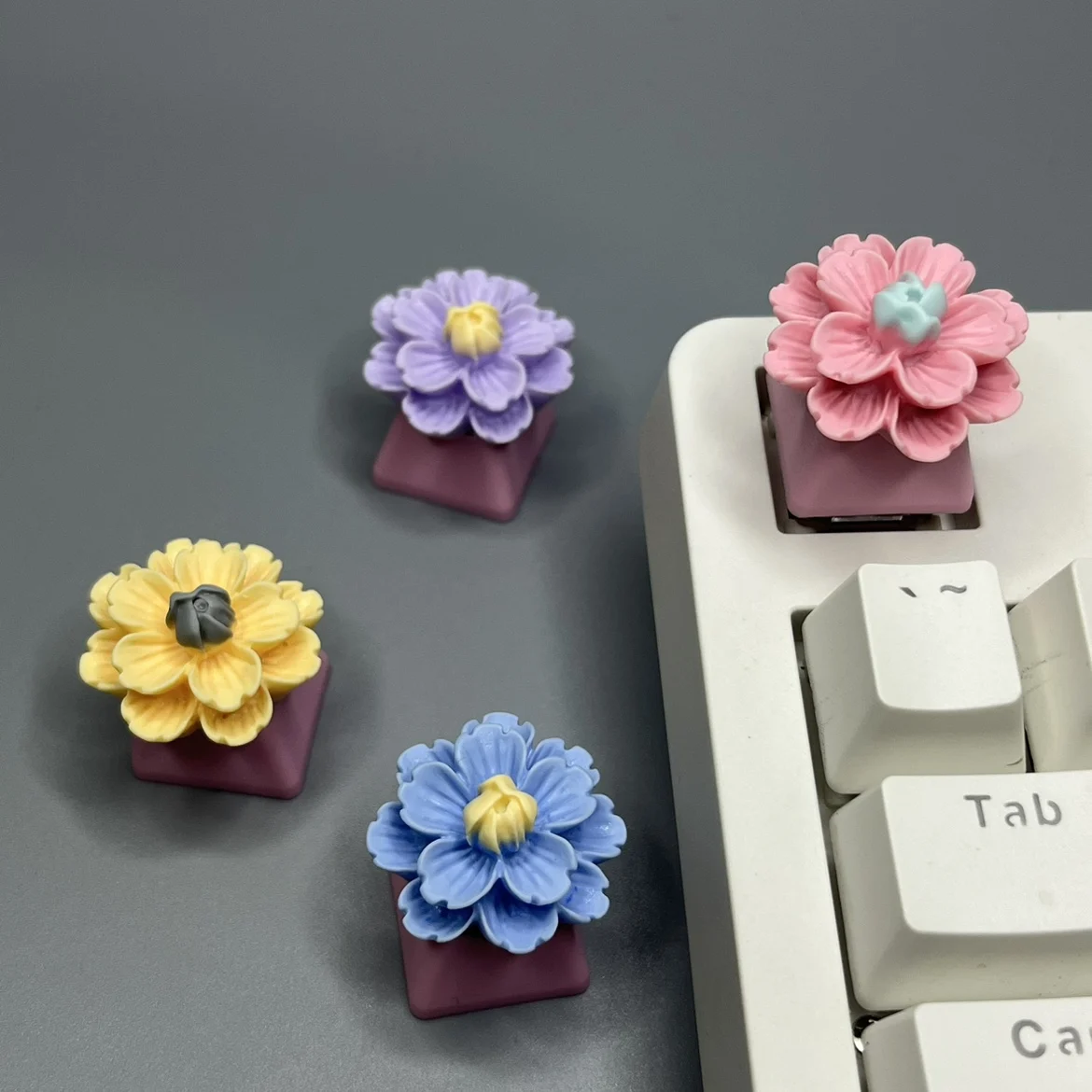 4 light-transmitting R4 ESC personalized keycaps flower transparent mechanical keyboard keycaps
4 light-transmitting R4 ESC personalized keycaps flower transparent mechanical keyboard keycaps