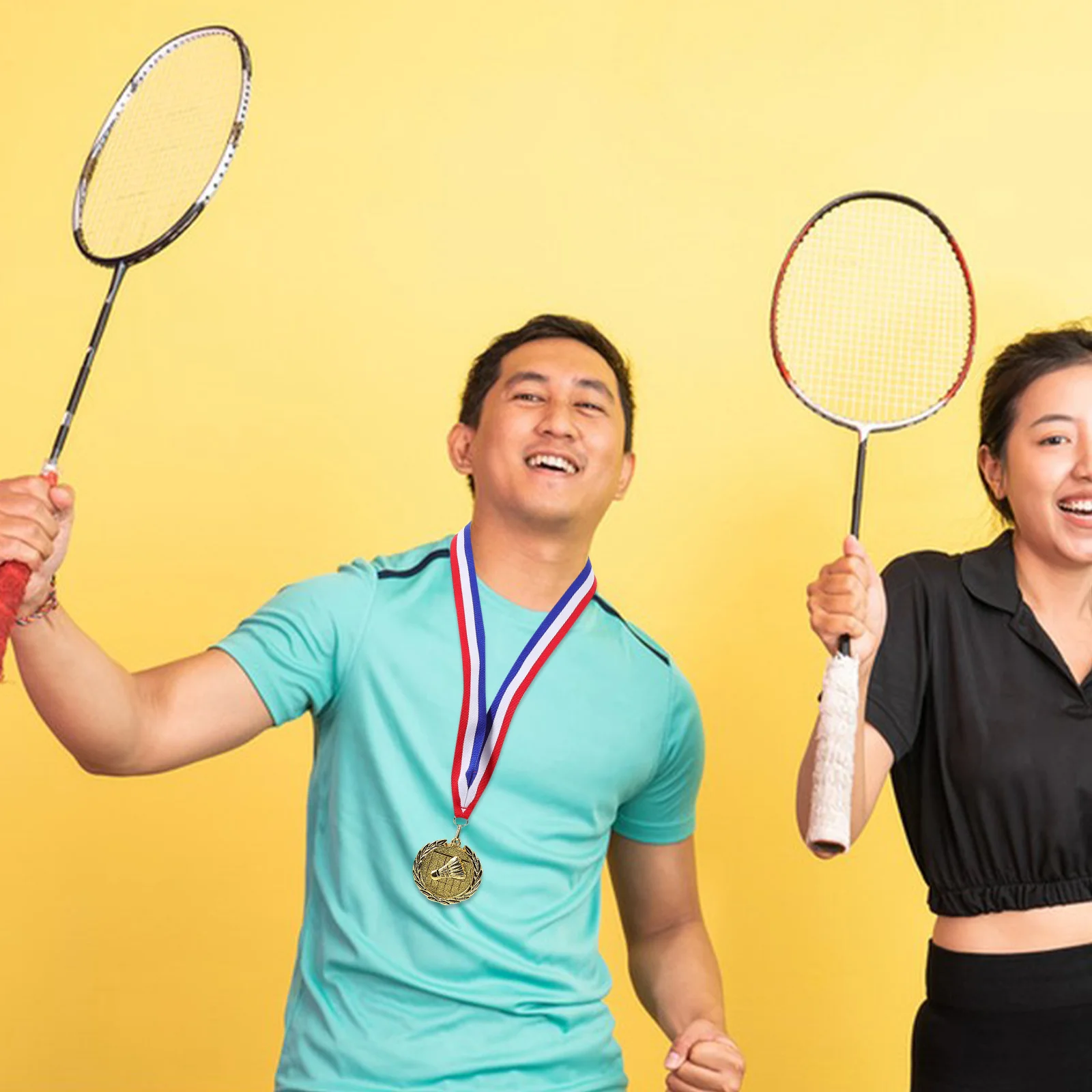 Badminton Medals Competition Award Universal Cheer Zinc Alloy First Place Student Sports Event Prize Metal Game
Badminton Medals Competition Award Universal Cheer Zinc Alloy First Place Student Sports Event Prize Metal Game