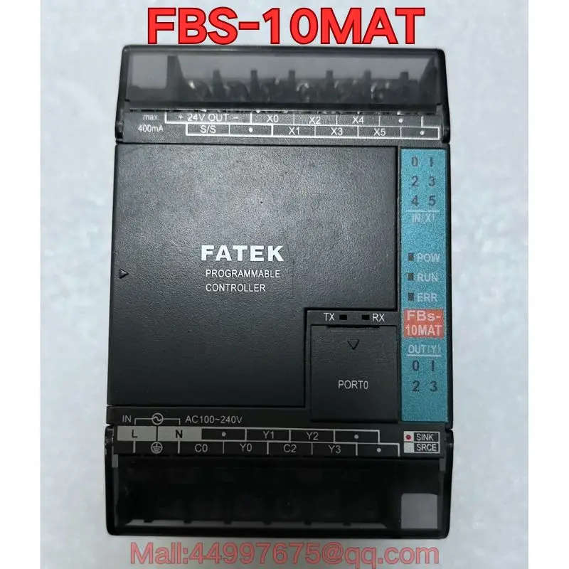 Second-hand FBS-10MAT PLC module functional test is normal
Second-hand FBS-10MAT PLC module functional test is normal