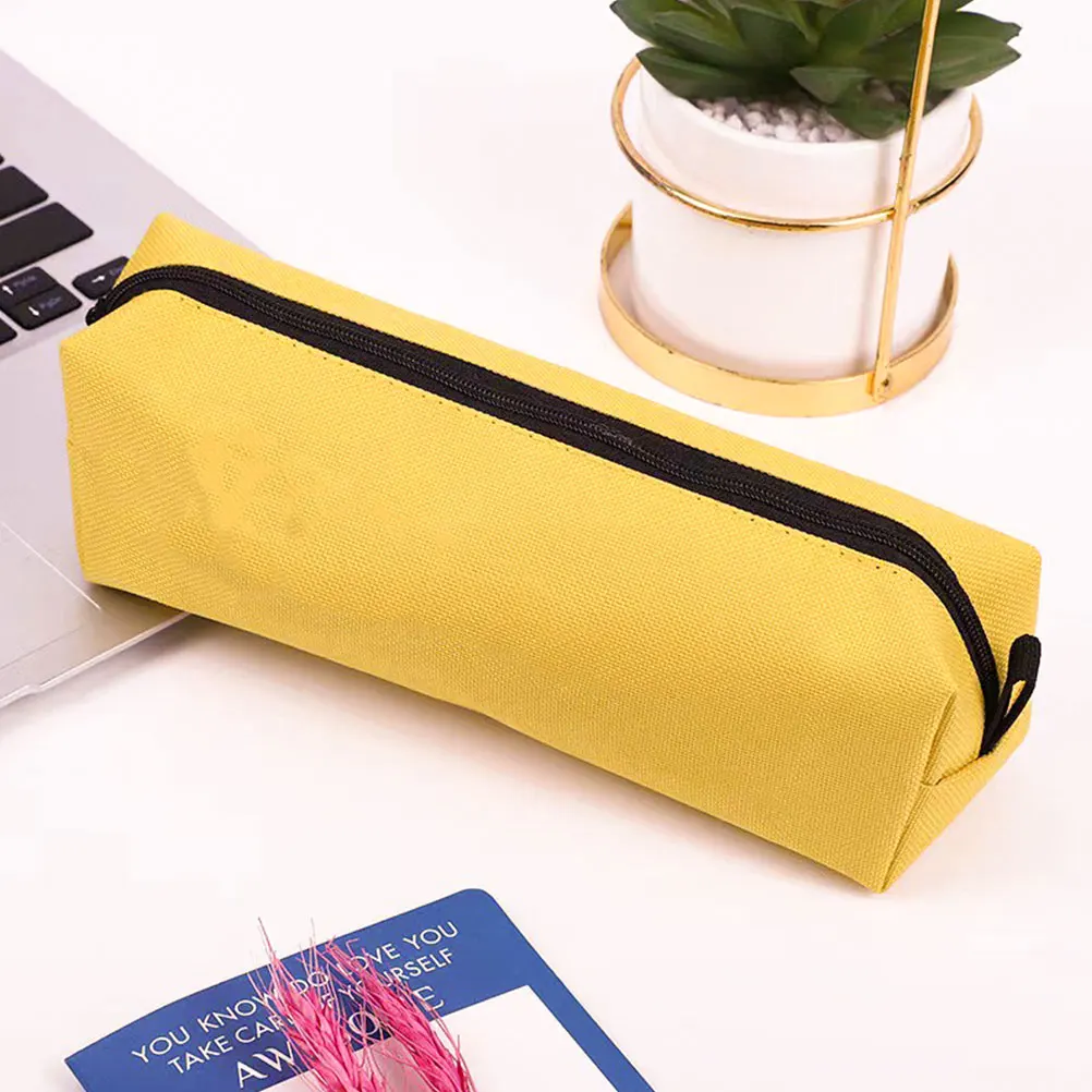 Oxford Cloth Pencil Bag Large Capacity Yellow Portable School Supplies Students Teachers Office Use Zipper Case Storage
Oxford Cloth Pencil Bag Large Capacity Yellow Portable School Supplies Students Teachers Office Use Zipper Case Storage