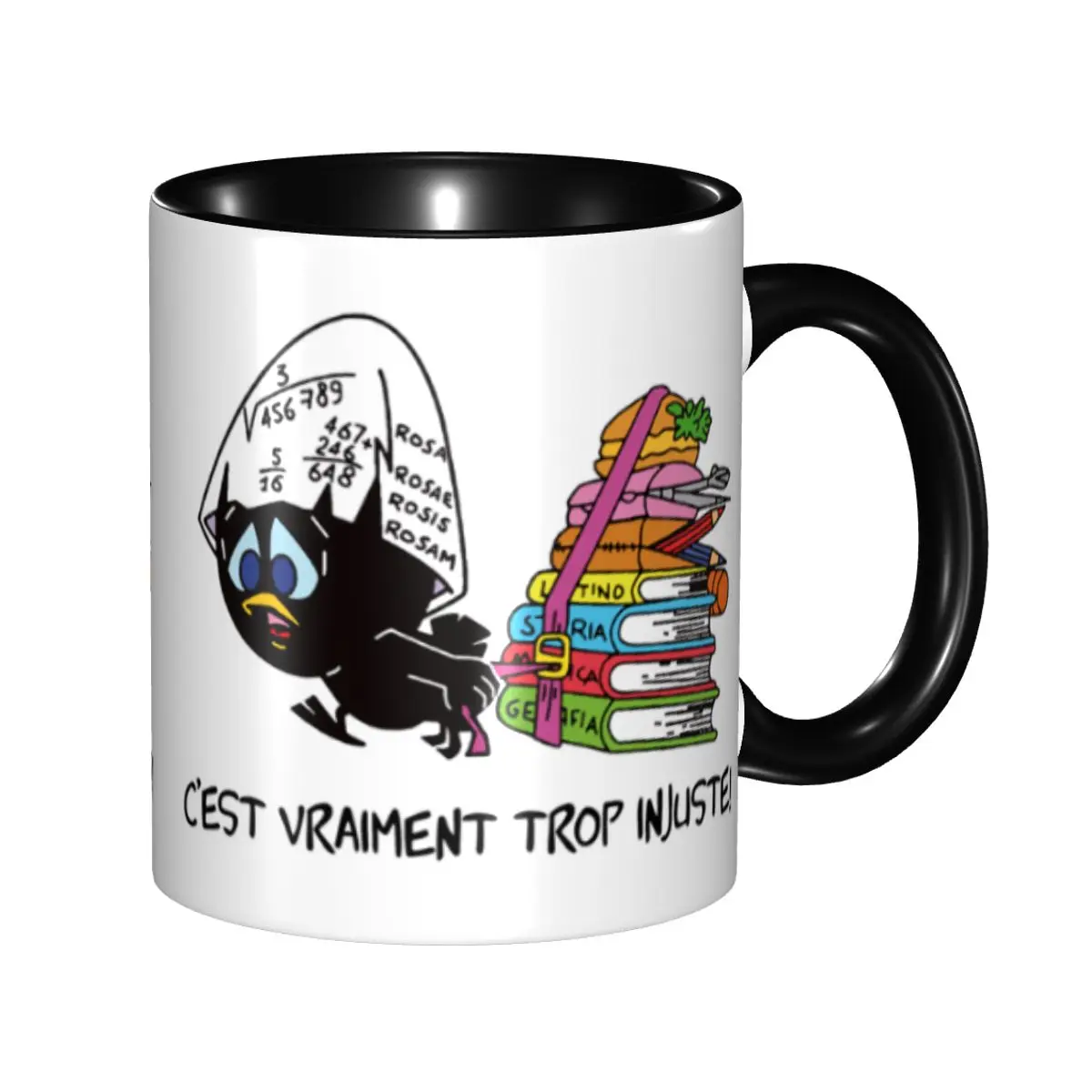 Custom Calimero Cest Vraiment Trop Injuste Mugs DIY Ceramic Tea Milk Coffee Cups
Custom Calimero Cest Vraiment Trop Injuste Mugs DIY Ceramic Tea Milk Coffee Cups
