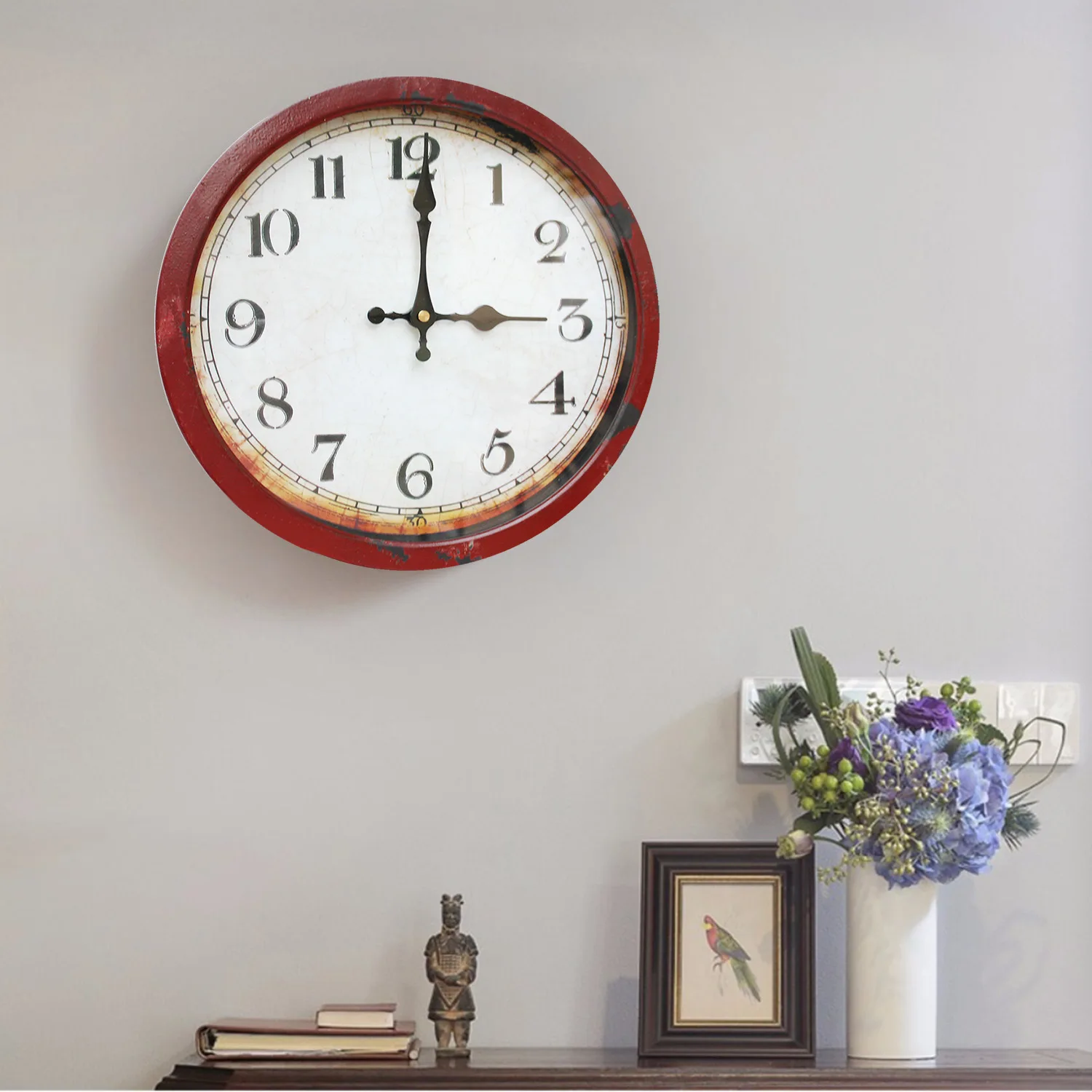 YFY grocery Nordic wall clock retro old atmosphere silent wall watch living room bedroom quartz movement wall clock
YFY grocery Nordic wall clock retro old atmosphere silent wall watch living room bedroom quartz movement wall clock