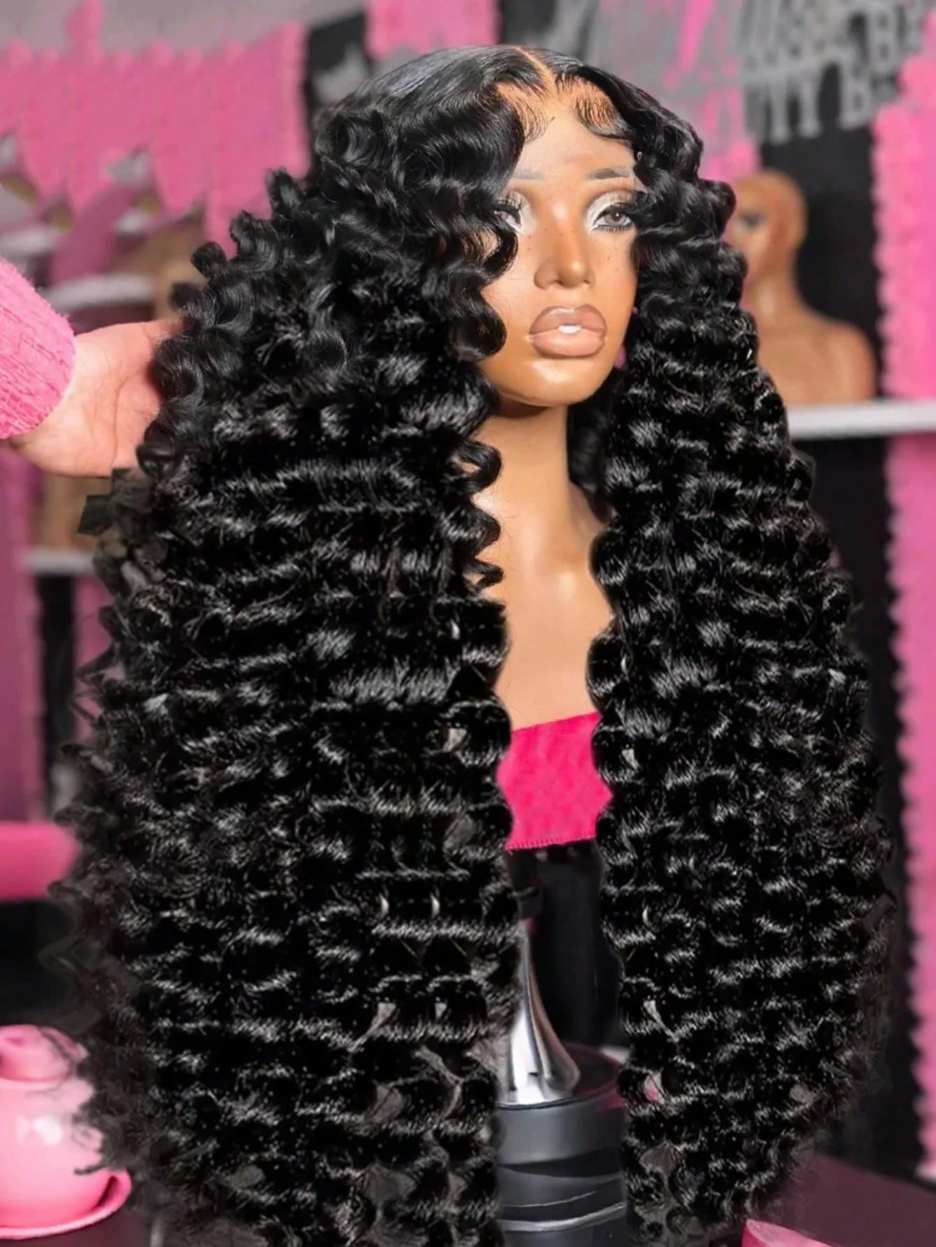 40 42 Inch 250 Density HD Lace Brazilian Water Curly Loose Deep Wave Human Hair Wig 13x4 13x6Lace Front Wig Pre Plucked Brazilian Hair Wigs For Women
40 42 Inch 250 Density HD Lace Brazilian Water Curly Loose Deep Wave Human Hair Wig 13x4 13x6Lace Front Wig Pre Plucked Brazilian Hair Wigs For Women