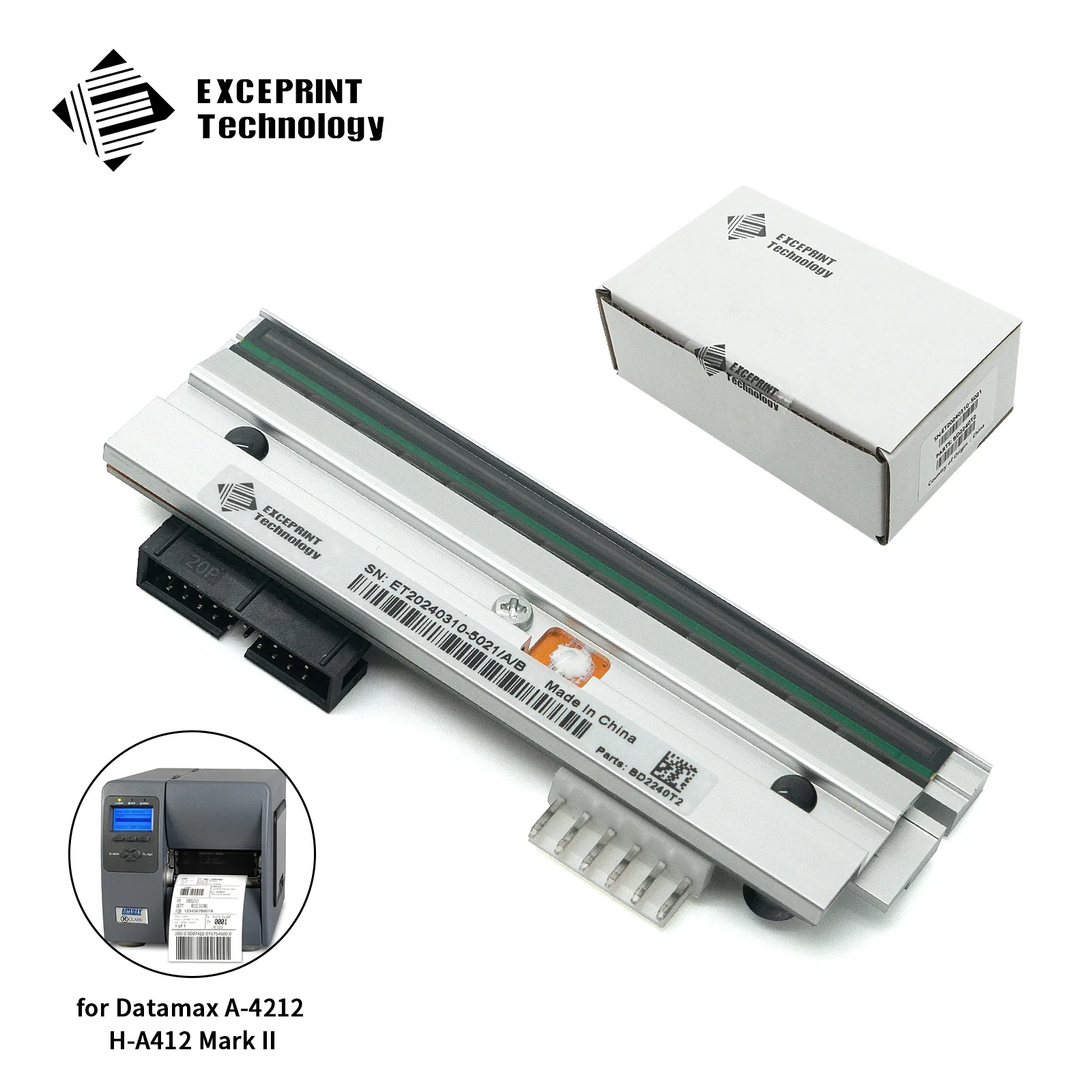 Brand New 203dpi Printhead for Datamax A-4212 Mark II H-4212 Thermal Printer,PHD20-2240-01
Brand New 203dpi Printhead for Datamax A-4212 Mark II H-4212 Thermal Printer,PHD20-2240-01