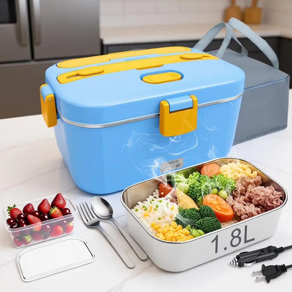 Электрические ланч-боксы с подогревом для взрослых 12В/24В/110В-230В, контейнер из нержавеющей стали 304 объемом 1,8 л
Электрические ланч-боксы с подогревом для взрослых 12В/24В/110В-230В, контейнер из нержавеющей стали 304 объемом 1,8 л