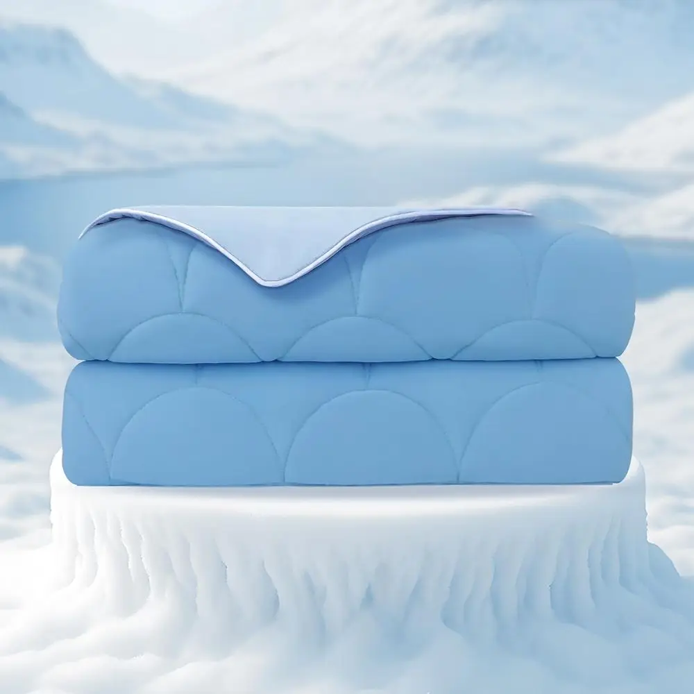 Cooling Comorter or Hot Sleepers, All-Season Bedding with Cooling abric + Cotton, Hot/Cold-Reversible Design (Blue, Twin(70''L*6
Cooling Comorter or Hot Sleepers, All-Season Bedding with Cooling abric + Cotton, Hot/Cold-Reversible Design (Blue, Twin(70''L*6