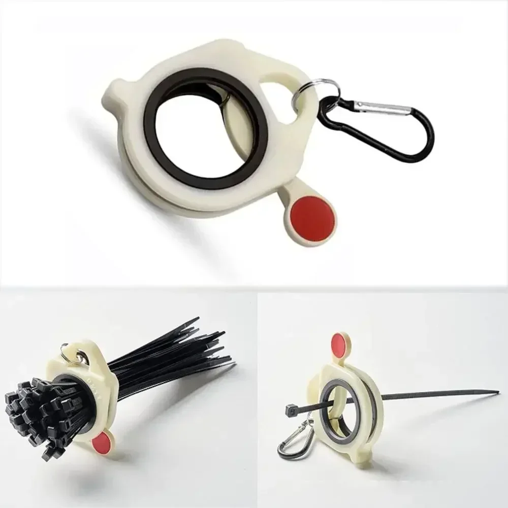 Cable Tie Organizer Plastic Fluorescent Storage Cable Tie Holder Portable Stable 38mm Dia Ring Key Chain Storage Tool Parts
Cable Tie Organizer Plastic Fluorescent Storage Cable Tie Holder Portable Stable 38mm Dia Ring Key Chain Storage Tool Parts