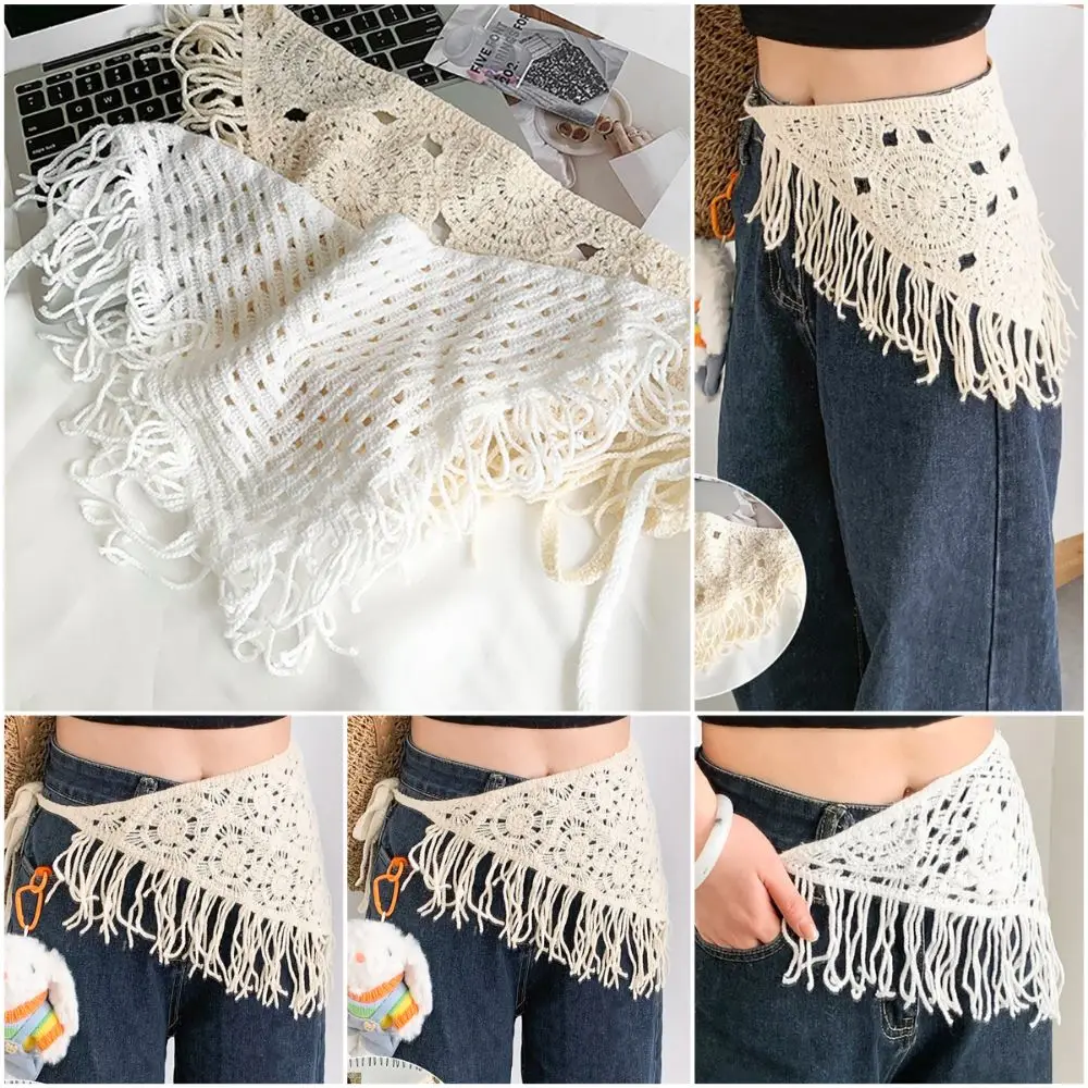 Bohemian Knitted Back Flap Hollowing Out Hand-knitted Triangular Scarf Tie Straps Crocheted Multifunctional Knitted Butt Flap
Bohemian Knitted Back Flap Hollowing Out Hand-knitted Triangular Scarf Tie Straps Crocheted Multifunctional Knitted Butt Flap