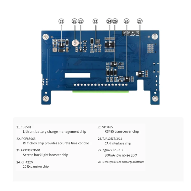 Макетная плата Exquisite-ESP32-S3. 32-битный двухъядерный процессор LX7. поддерживает Wi-Fi, BLE. Поддержка Wi-Fi и BLE.
Макетная плата Exquisite-ESP32-S3. 32-битный двухъядерный процессор LX7. поддерживает Wi-Fi, BLE. Поддержка Wi-Fi и BLE.