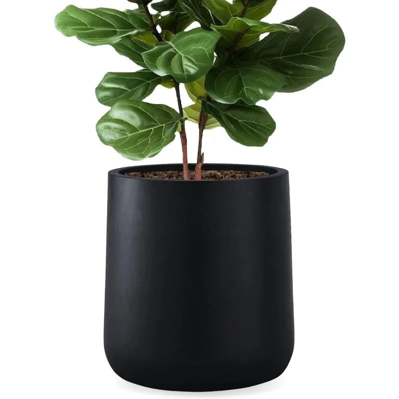 15.3" H x 15" D Fiberstone Premium Medium Plant Pot, (Black), 11.7" Pot Opening, Planters with Drainage Hole for Indoor a
15.3" H x 15" D Fiberstone Premium Medium Plant Pot, (Black), 11.7" Pot Opening, Planters with Drainage Hole for Indoor a