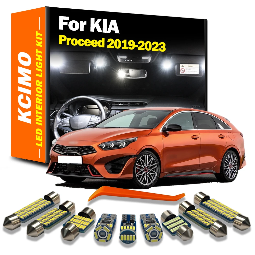 Kcimo 12Pcs Canbus Interior LED Bulb Map Reading License Plate Light Kit For KIA Proceed 2019 2020 2022 2023 Car Accessories
Kcimo 12Pcs Canbus Interior LED Bulb Map Reading License Plate Light Kit For KIA Proceed 2019 2020 2022 2023 Car Accessories