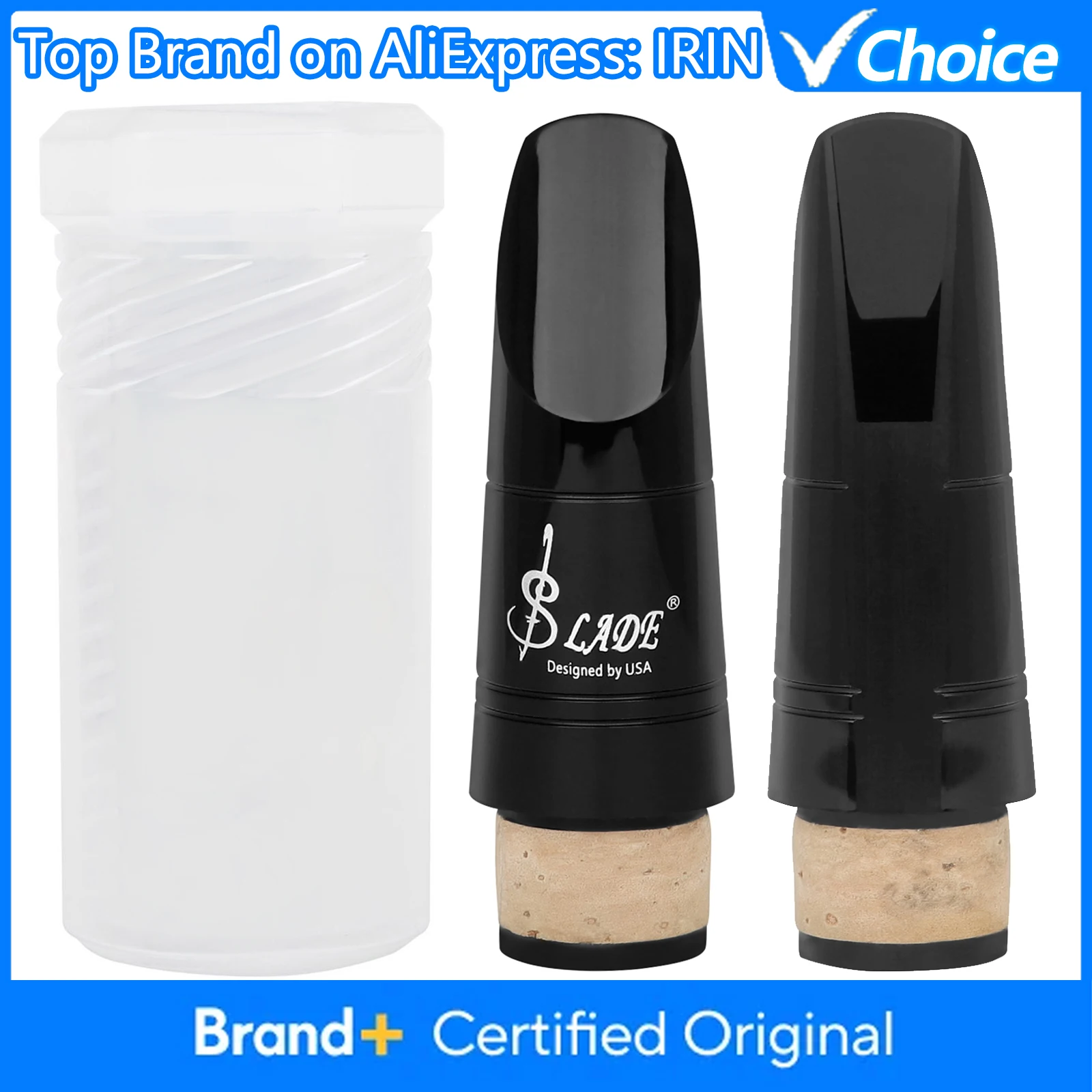 SLADE Clarinet Mouthpiece High-End ND79 Clarinet Whistle Tip Blowing Nozzle ABS Bakelite Black Gum Wood Clarinet Accessories
SLADE Clarinet Mouthpiece High-End ND79 Clarinet Whistle Tip Blowing Nozzle ABS Bakelite Black Gum Wood Clarinet Accessories