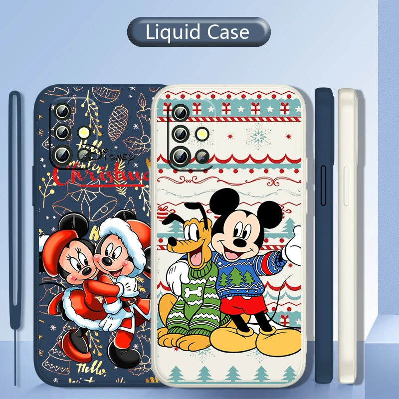 Christmas Anime Mickey Phone Case For Samsung Galaxy A73 A53 A33 A52 A32 A22 A71 A51 A21S A03S A50 Liquid Rope Cover Coque Capa
Christmas Anime Mickey Phone Case For Samsung Galaxy A73 A53 A33 A52 A32 A22 A71 A51 A21S A03S A50 Liquid Rope Cover Coque Capa