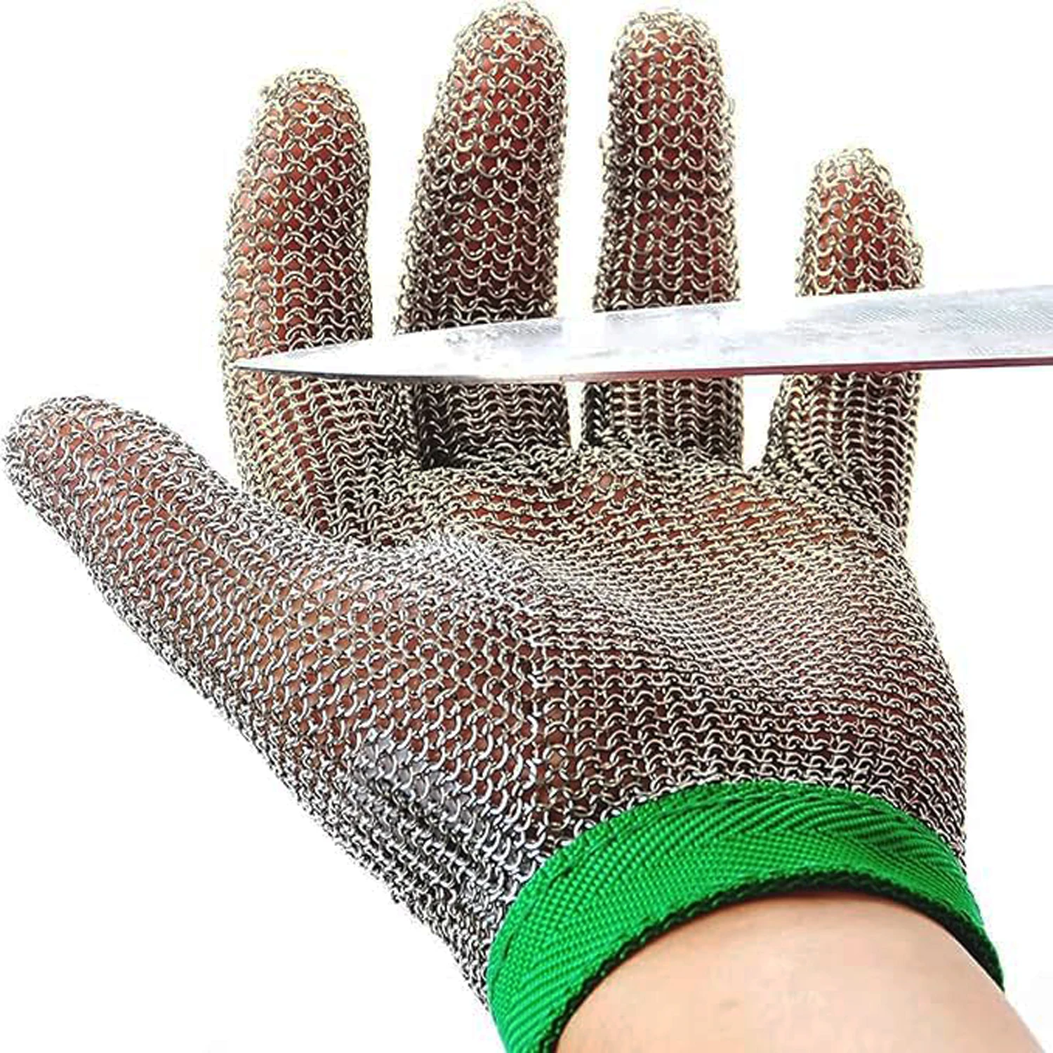 1PC Chainmail Gloves Food Grade Stainless Steel Cut Resistant Proof Mesh Metal Gloves for Cutting Butcher Knife Chefs
1PC Chainmail Gloves Food Grade Stainless Steel Cut Resistant Proof Mesh Metal Gloves for Cutting Butcher Knife Chefs