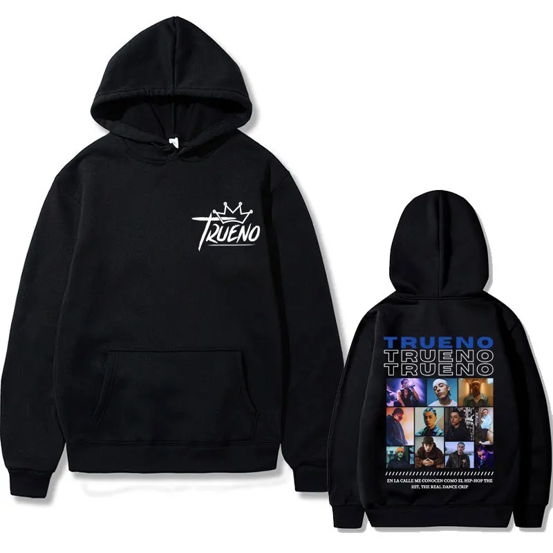 Rapper Trueno Double Sided Print Hoodie Male Casual Oversized Sweatshirt Men Women's Hip Hop Fashion Vintage Pullover Hoodies
Rapper Trueno Double Sided Print Hoodie Male Casual Oversized Sweatshirt Men Women's Hip Hop Fashion Vintage Pullover Hoodies