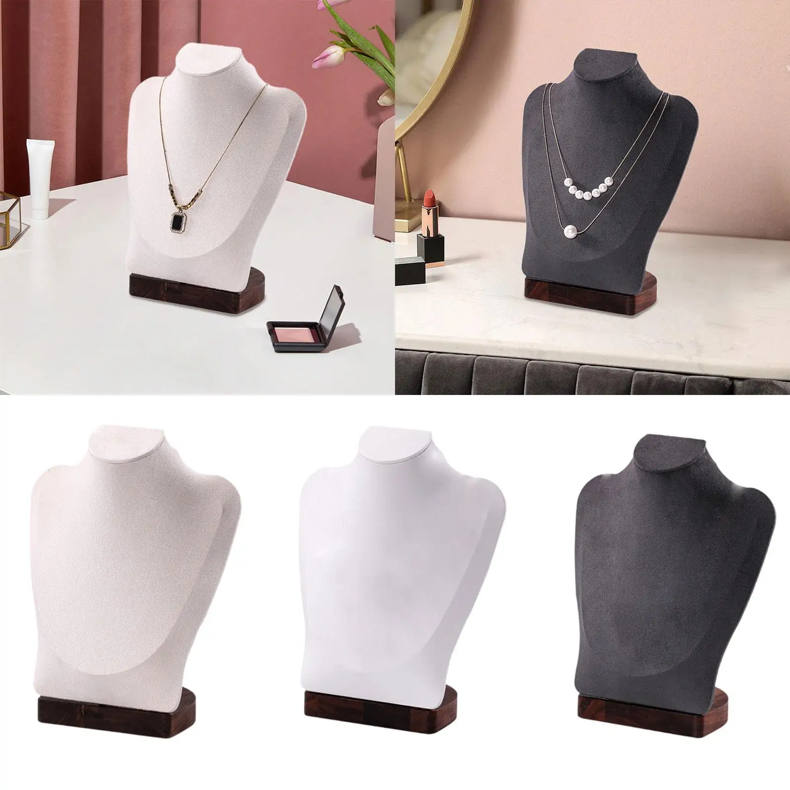 Necklace Display Chain Bust Stand Holder Ornament Storage Rack Pendant Necklace
Necklace Display Chain Bust Stand Holder Ornament Storage Rack Pendant Necklace