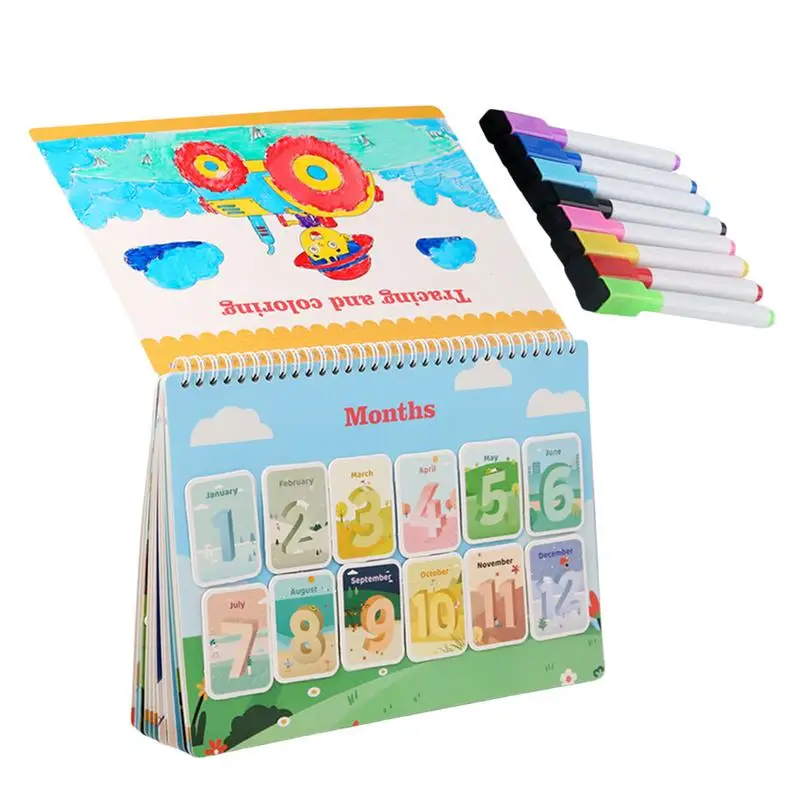 Kids Cartoon Sticker Book Educational Children Sticker Book Calendar Shape Boys Girls Early Learning Game Home School
Kids Cartoon Sticker Book Educational Children Sticker Book Calendar Shape Boys Girls Early Learning Game Home School