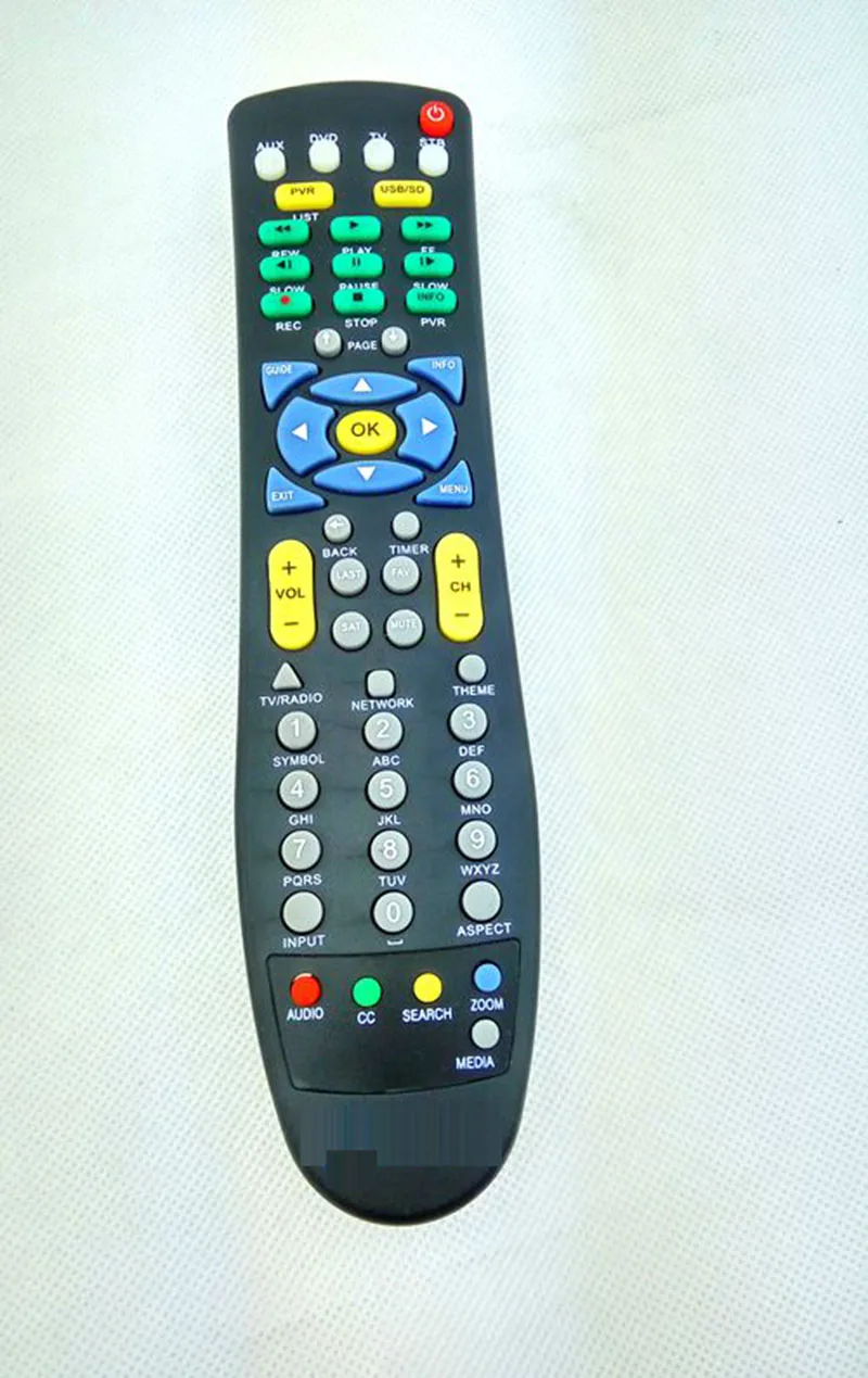 Universal Remote control for JUNXBOX JYNXBOX V3,V4,V16,V2016,V26,V30 Satellite TV Receiver
Universal Remote control for JUNXBOX JYNXBOX V3,V4,V16,V2016,V26,V30 Satellite TV Receiver