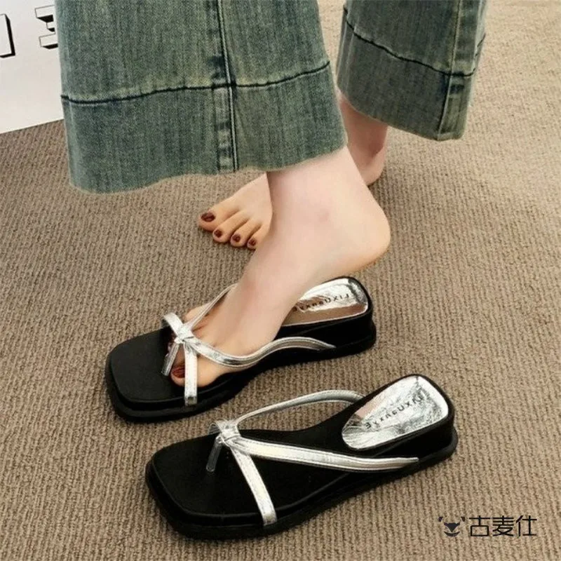 Women's Summer Thick Heel Platform Sandals Slip-On Water-Resistant PU Footbed Beach-Ready Fashionable Fairy Tale Style Sandals
Women's Summer Thick Heel Platform Sandals Slip-On Water-Resistant PU Footbed Beach-Ready Fashionable Fairy Tale Style Sandals