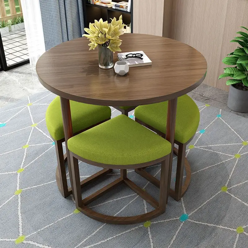 Modern dining table small apartment household negotiation table and chair combination Internet celebrity leisure full set
Modern dining table small apartment household negotiation table and chair combination Internet celebrity leisure full set