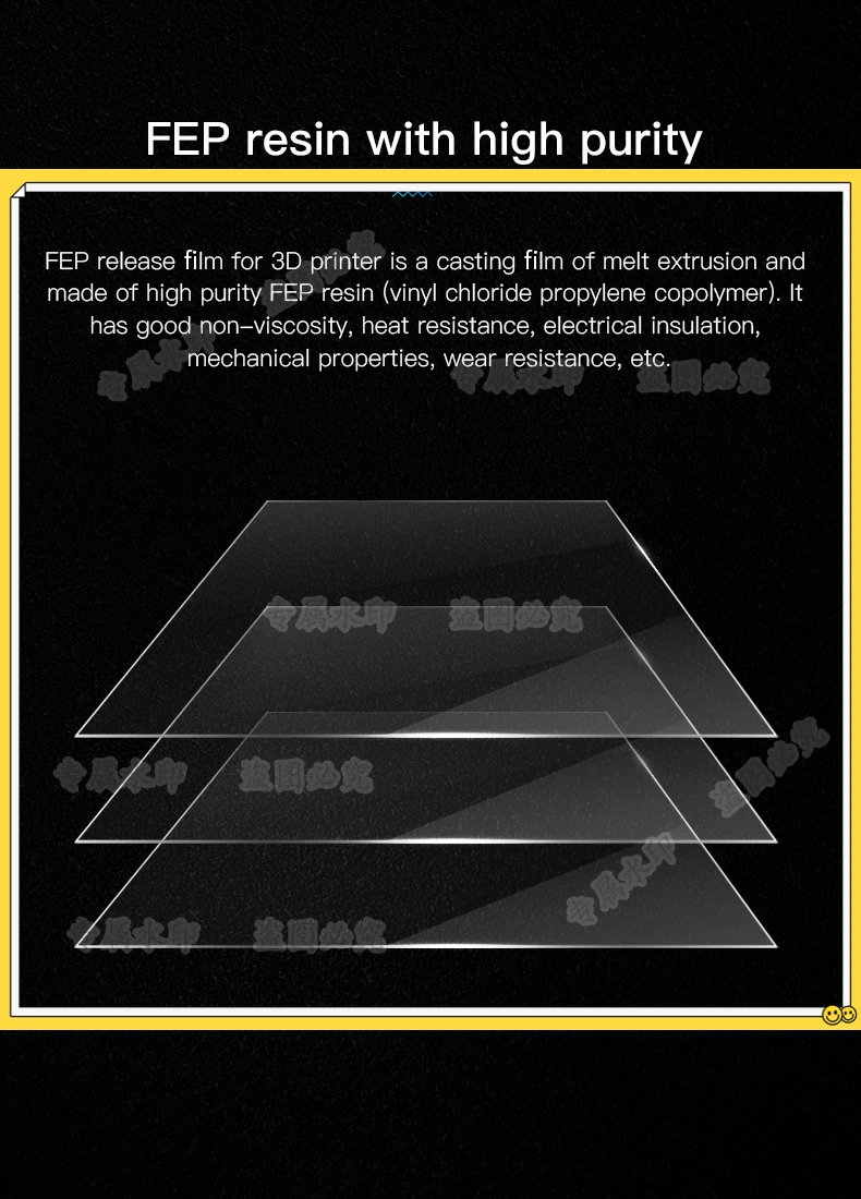 2pcs Creality 3D 0.15MM Light Curing FEP Release Film 200*140*0.15mm For LD-002R LD-002H HALOT-ONE Resin UV 3D Printer Parts
2pcs Creality 3D 0.15MM Light Curing FEP Release Film 200*140*0.15mm For LD-002R LD-002H HALOT-ONE Resin UV 3D Printer Parts