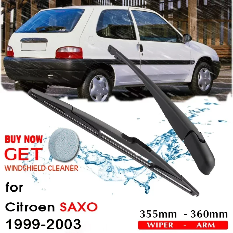 Car Rear Wiper Blades Back Windscreen Wiper Arm For Citroen SAXO Hatchback (1999-2003) 355mm,Windshield Auto Styling
Car Rear Wiper Blades Back Windscreen Wiper Arm For Citroen SAXO Hatchback (1999-2003) 355mm,Windshield Auto Styling
