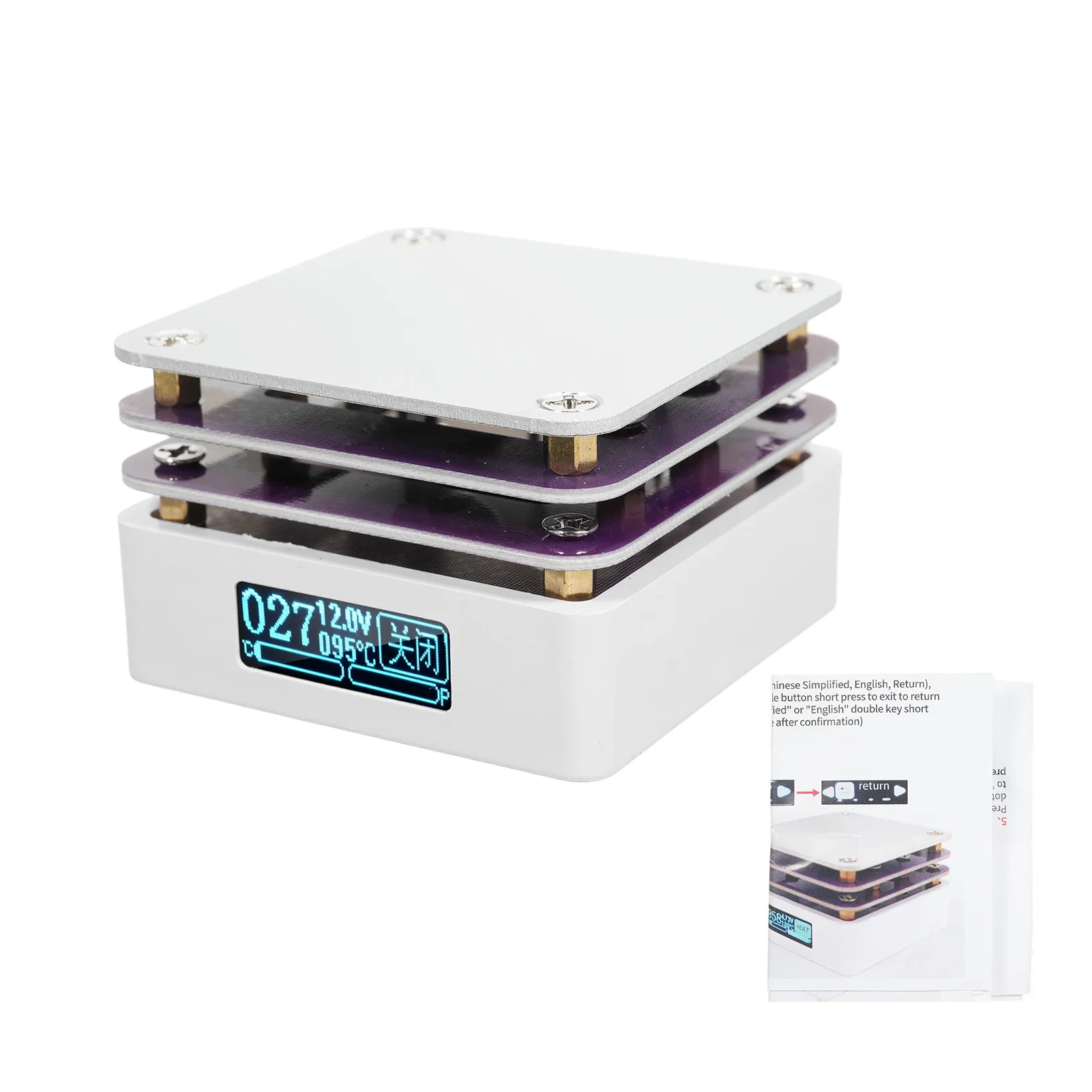 Цифровые инструменты SMD ремонт Горячая пайка G3061 печатная плата нагревательная паяльная станция пластина PD65W стол Предварительный нагрев ремонт мини
Цифровые инструменты SMD ремонт Горячая пайка G3061 печатная плата нагревательная паяльная станция пластина PD65W стол Предварительный нагрев ремонт мини