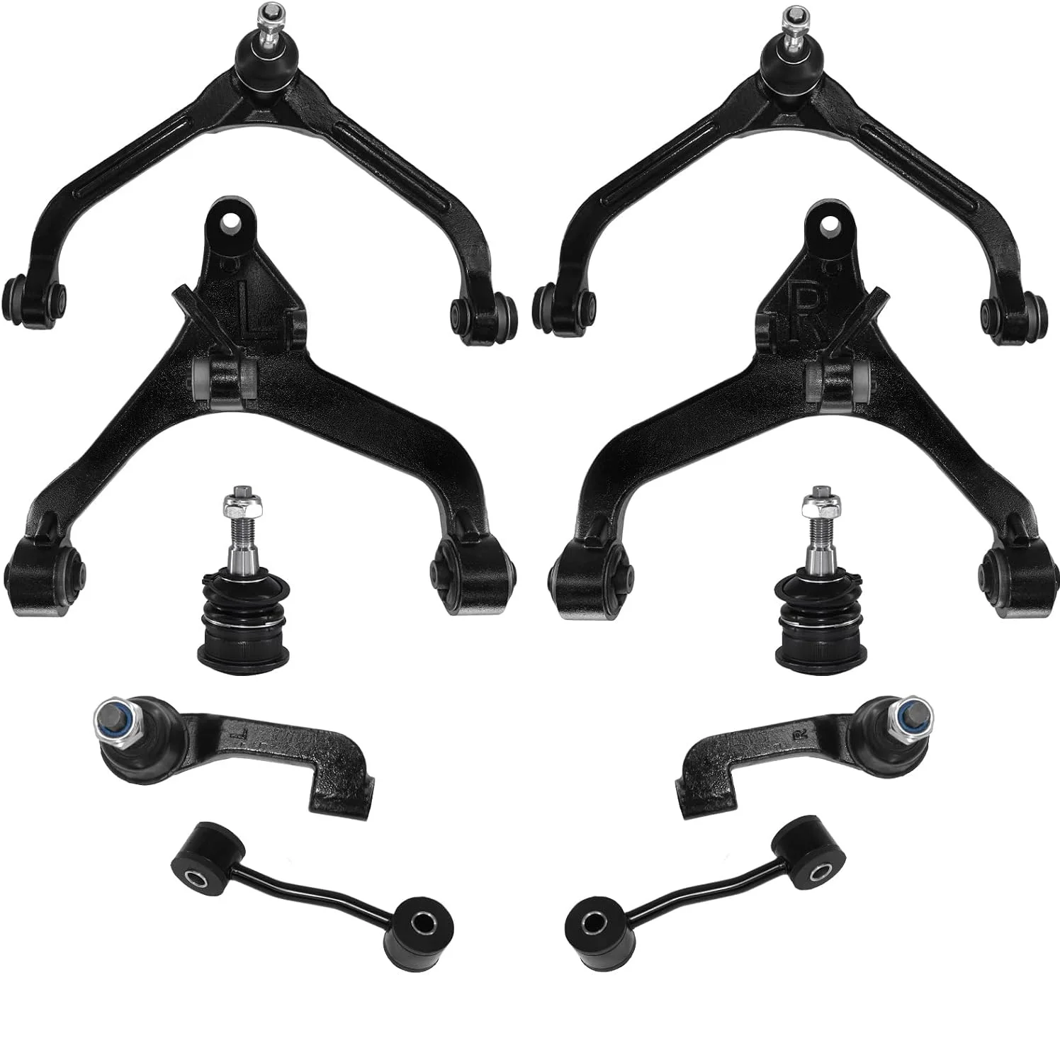 5pcs Front Upper Lower Control Arm Lower Ball Joint Sway Bar Outer Inner Tie Rod End Link For Jeep Liberty 2005-2007
5pcs Front Upper Lower Control Arm Lower Ball Joint Sway Bar Outer Inner Tie Rod End Link For Jeep Liberty 2005-2007