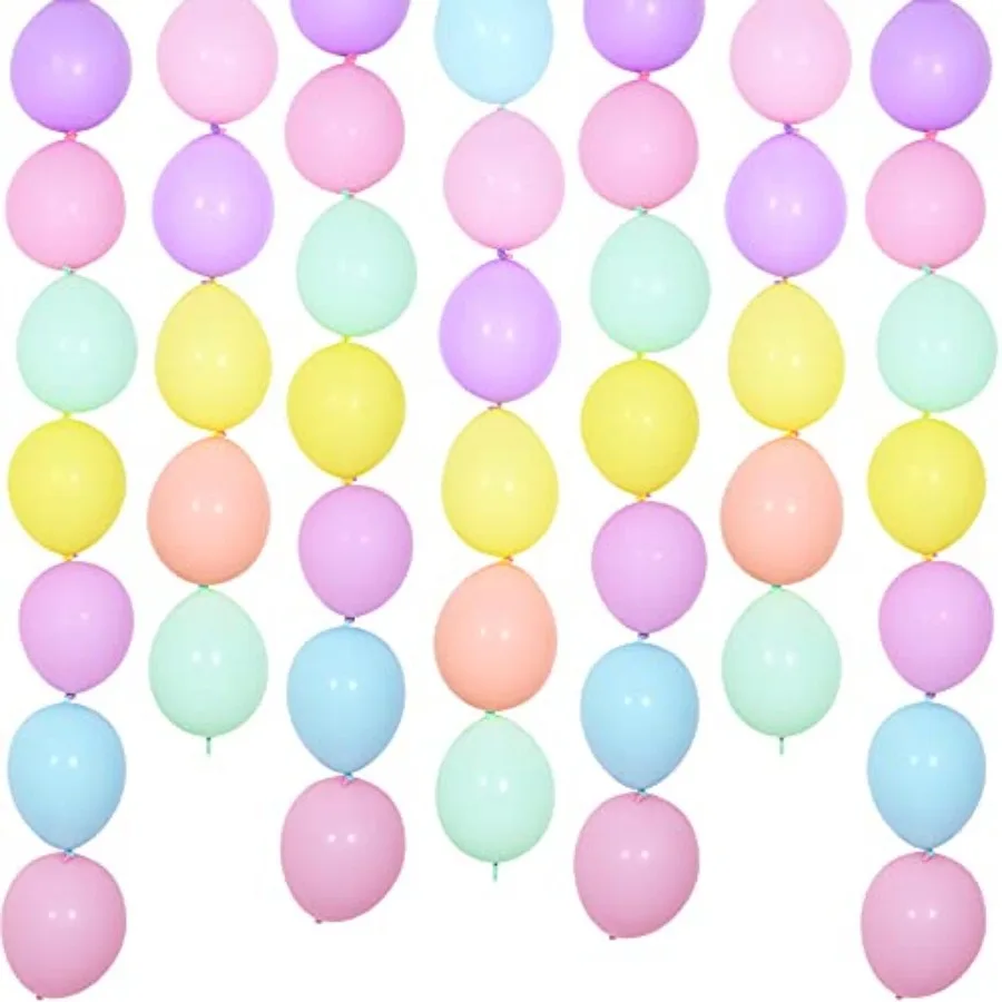 100 Pcs Colorful Link Balloons 10 Inch Macaron Latex Link Balloons Pastel Needle Tail Decor for Making Balloon Wall Arch Chains
100 Pcs Colorful Link Balloons 10 Inch Macaron Latex Link Balloons Pastel Needle Tail Decor for Making Balloon Wall Arch Chains