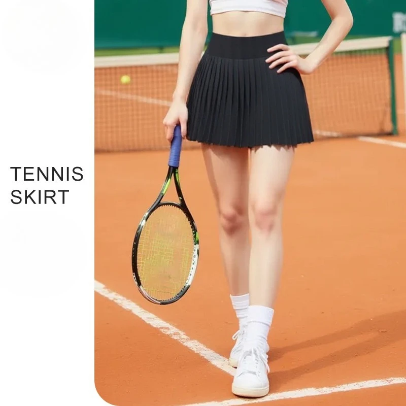 Summer Tennis Skirt Women's Anti-light Tennis Suit Culottes Casual Sports Fitness Half-body Pleated Short Skirt
Summer Tennis Skirt Women's Anti-light Tennis Suit Culottes Casual Sports Fitness Half-body Pleated Short Skirt