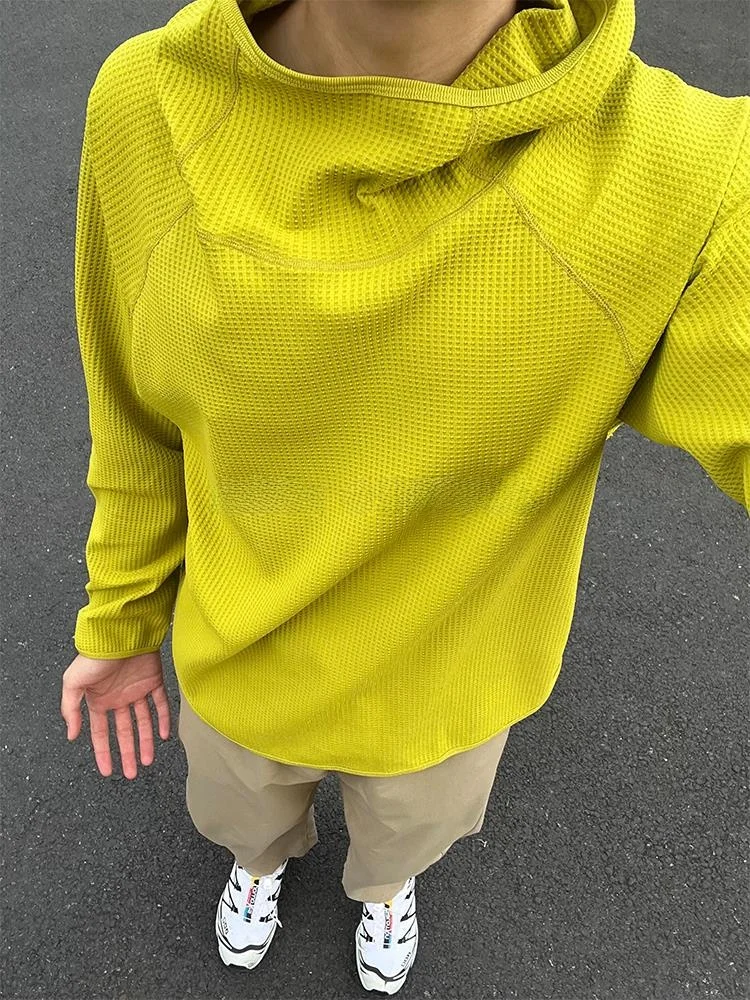 Quick Dry Breathable Outdoor Leisure Hooded Long Sleeve Waffle Fabric Men's Jacket High Collar Polyester Fiber Spring Autumn
Quick Dry Breathable Outdoor Leisure Hooded Long Sleeve Waffle Fabric Men's Jacket High Collar Polyester Fiber Spring Autumn