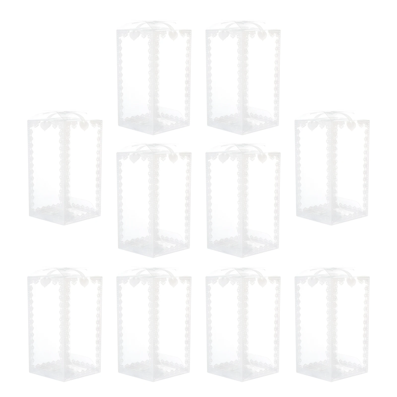 10pcs PVC Transparent Boxes Candy Packaging Rectangular Shaped Cases Bow Knot Containers Wedding Christmas Party Favors Gifts
10pcs PVC Transparent Boxes Candy Packaging Rectangular Shaped Cases Bow Knot Containers Wedding Christmas Party Favors Gifts
