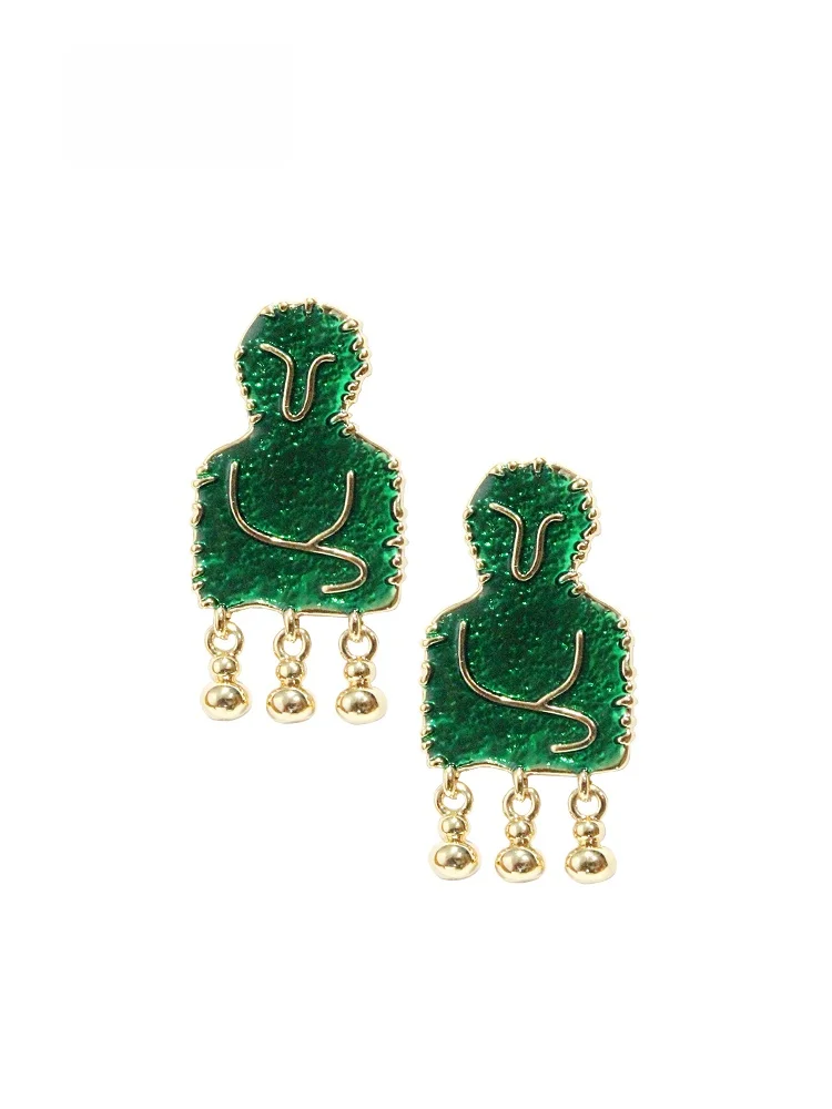 Exaggerated Geometric New Artistic Earrings Women's Fashion Sumni Original Design out Enamel Heart Shaped Stud Earrings
Exaggerated Geometric New Artistic Earrings Women's Fashion Sumni Original Design out Enamel Heart Shaped Stud Earrings