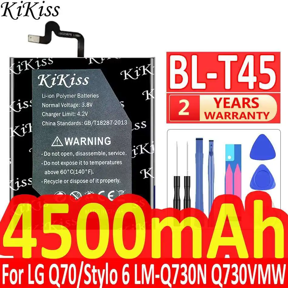 Lightweight For LG LM-Q730N Q70 Q730VMW Stylo 6 EAC64578501 Mobile Phone Battery Reliable Power Supply 4500mAh BL-T45
Lightweight For LG LM-Q730N Q70 Q730VMW Stylo 6 EAC64578501 Mobile Phone Battery Reliable Power Supply 4500mAh BL-T45