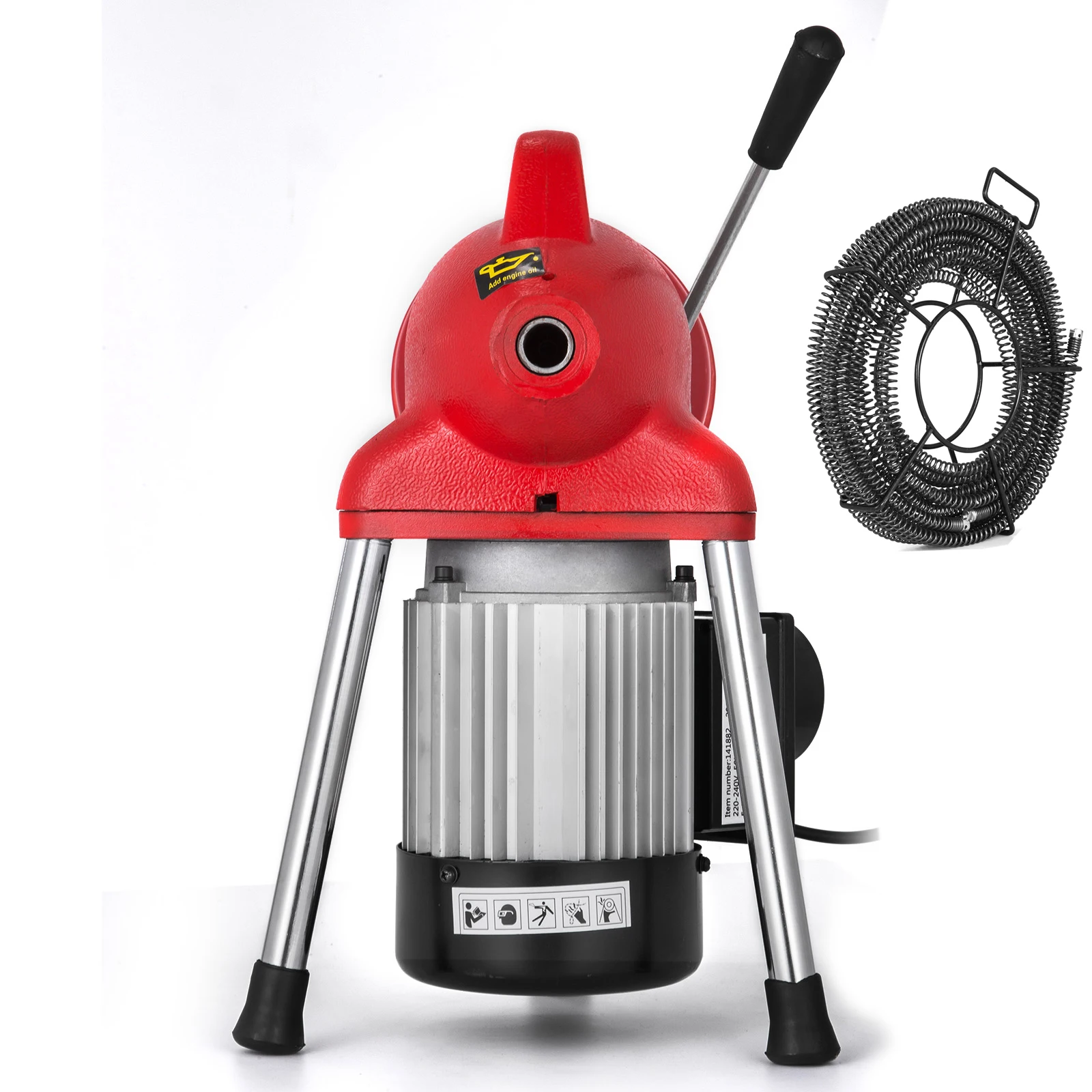 Electric Dredge Unclog Drain Pipe Sewer Cleaning Machine New Plastic High Pressure 2900PSI/200Bar 15L/min
Electric Dredge Unclog Drain Pipe Sewer Cleaning Machine New Plastic High Pressure 2900PSI/200Bar 15L/min