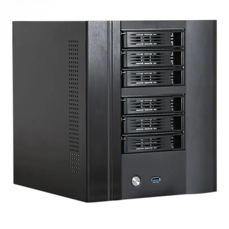 NAS , 6-Disk, Black Qunhui 1.2 стальная пластина алюминиевый сплав панель горячей замены место хранения шасси
NAS , 6-Disk, Black Qunhui 1.2 стальная пластина алюминиевый сплав панель горячей замены место хранения шасси