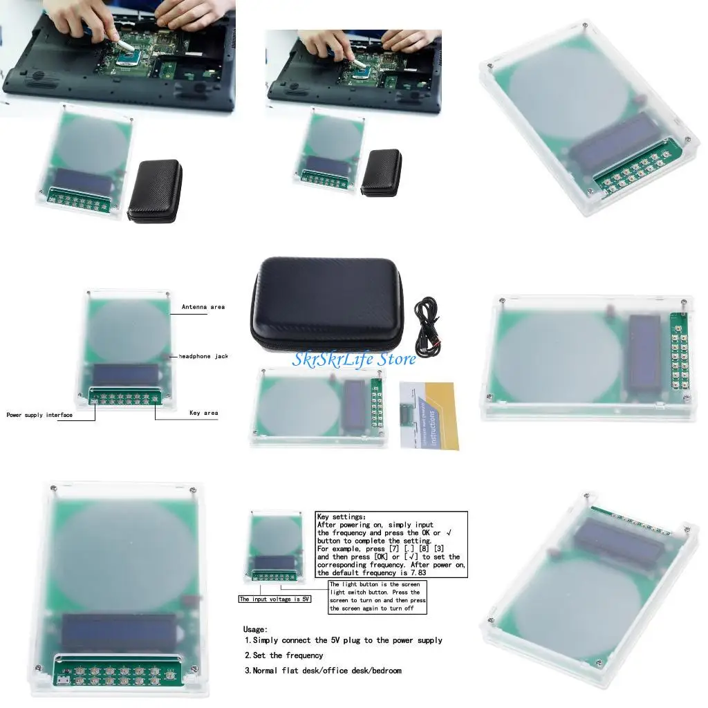 E65E 7.83Hz Waves Generator Sound Resonator Resonance Low Frequency
E65E 7.83Hz Waves Generator Sound Resonator Resonance Low Frequency