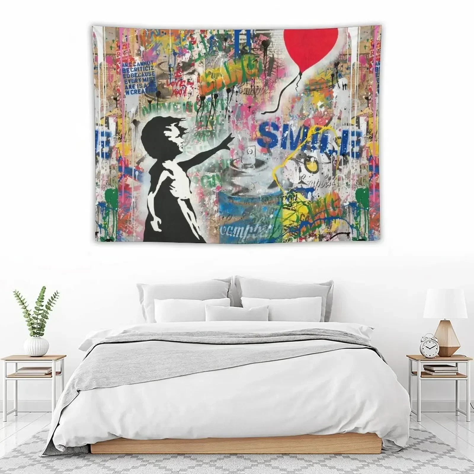 Balloon Girl Street Art Mashup Tapestry Home Decorations Aesthetic Funny Room Decor Cute Tapestry
Balloon Girl Street Art Mashup Tapestry Home Decorations Aesthetic Funny Room Decor Cute Tapestry